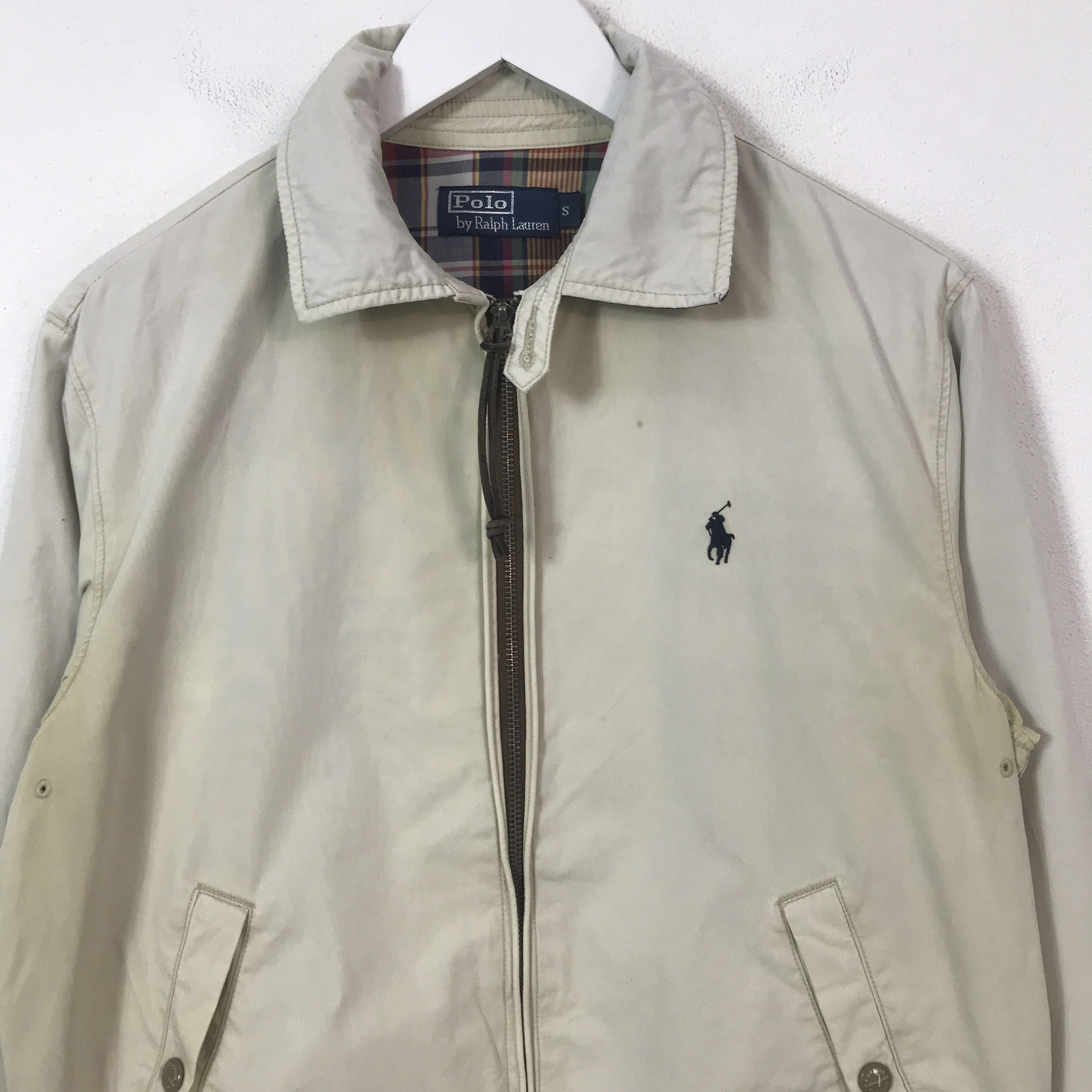 Polo Ralph Lauren Polo Ralph Lauren cream Faded jacket K71B4 Size US S / EU 44-46 / 1 - 2 Thumbnail