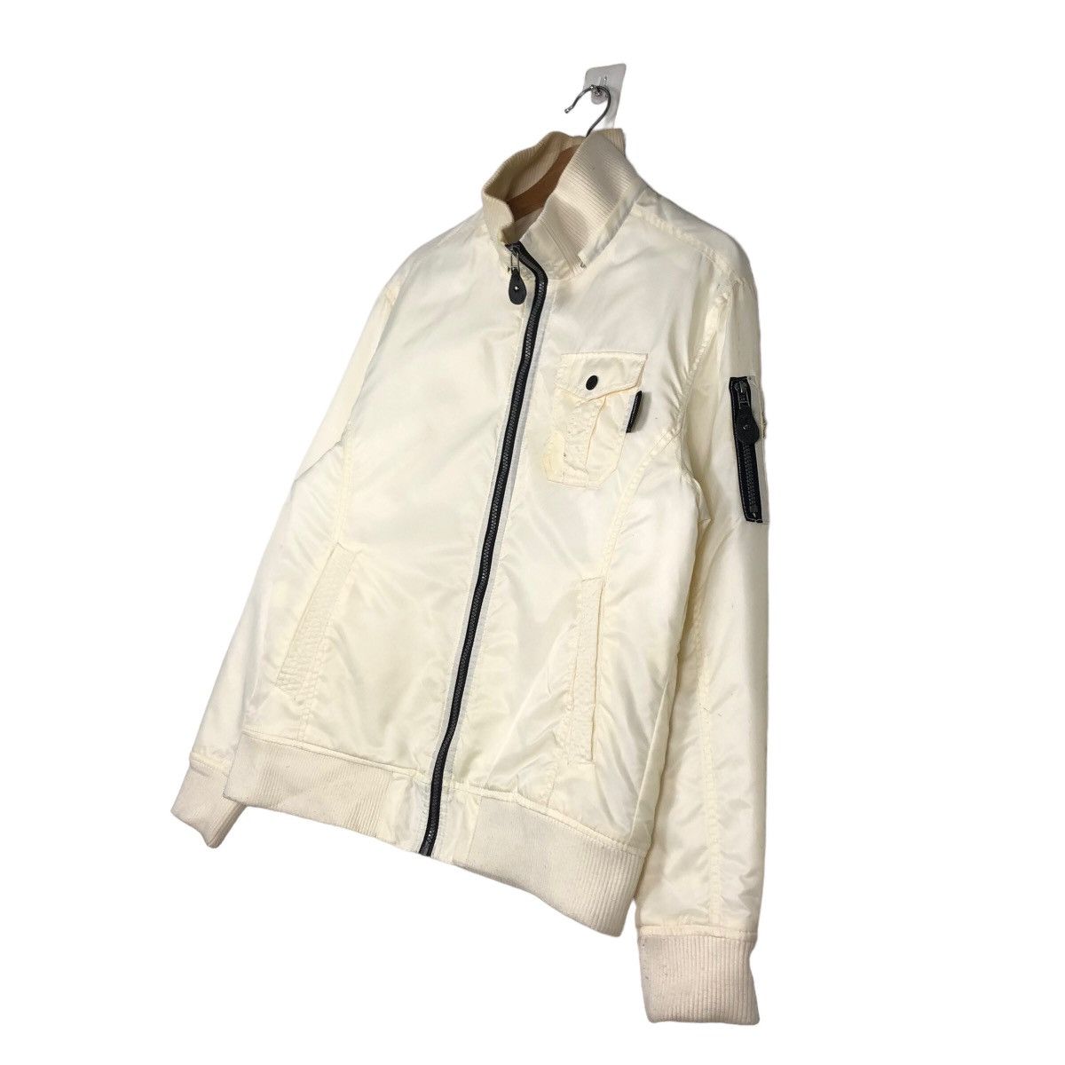 Japanese Brand 🔥Vintage Bomber Jacket Crebar Garments Inspire Issey Miyake Size US L / EU 52-54 / 3 - 2 Thumbnail