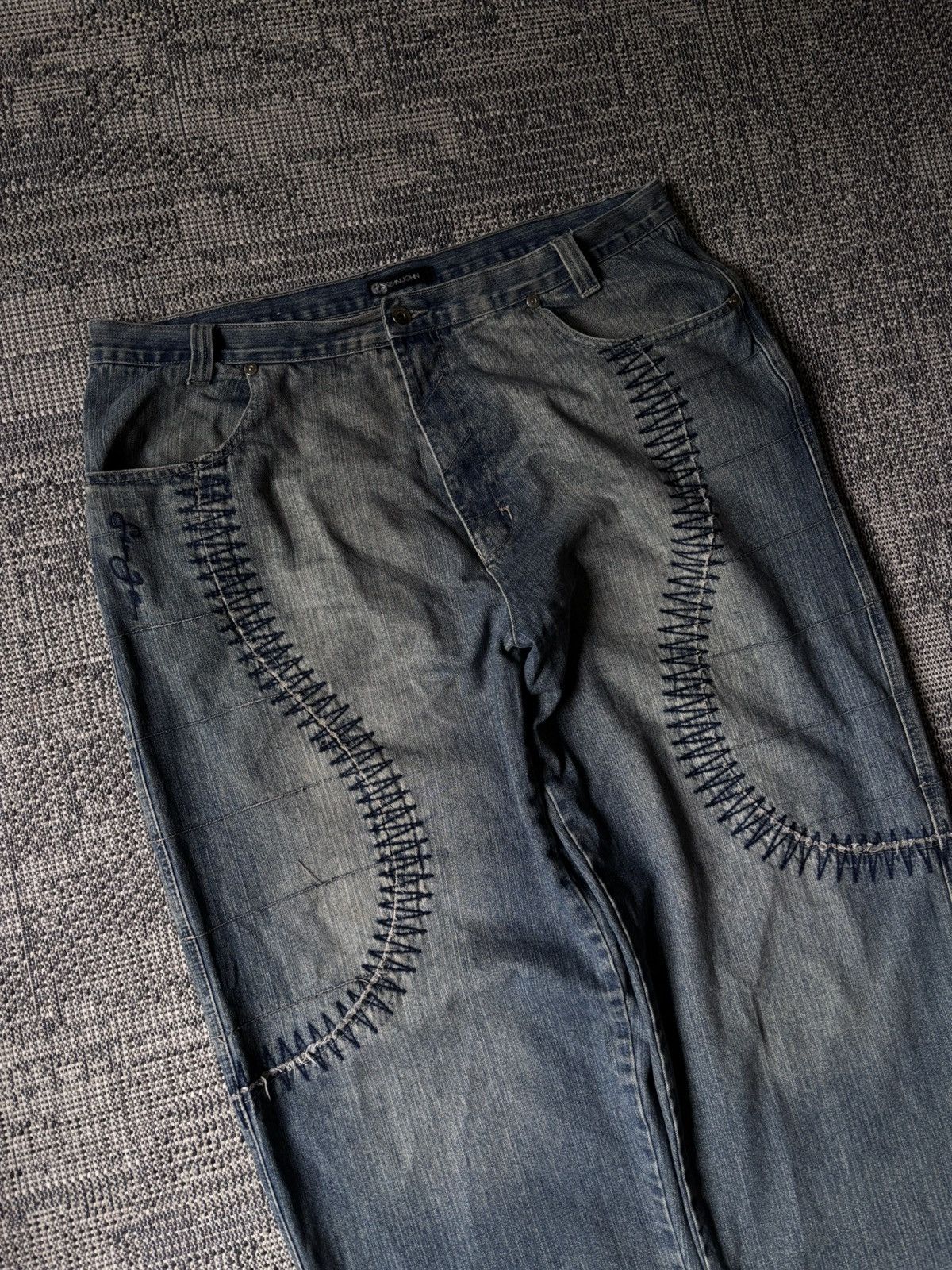 Sean John Vintage Sean John Baggy Denim Jeans / W42 / Y2K Archive Size US 42 / EU 58 - 7 Thumbnail