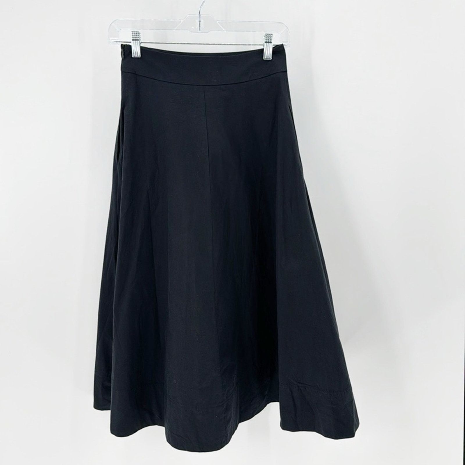 Banana Republic Banana Republic flare black skirt pockets size 0 Petite Size 25" / US 0 / IT 36 - 6 Thumbnail