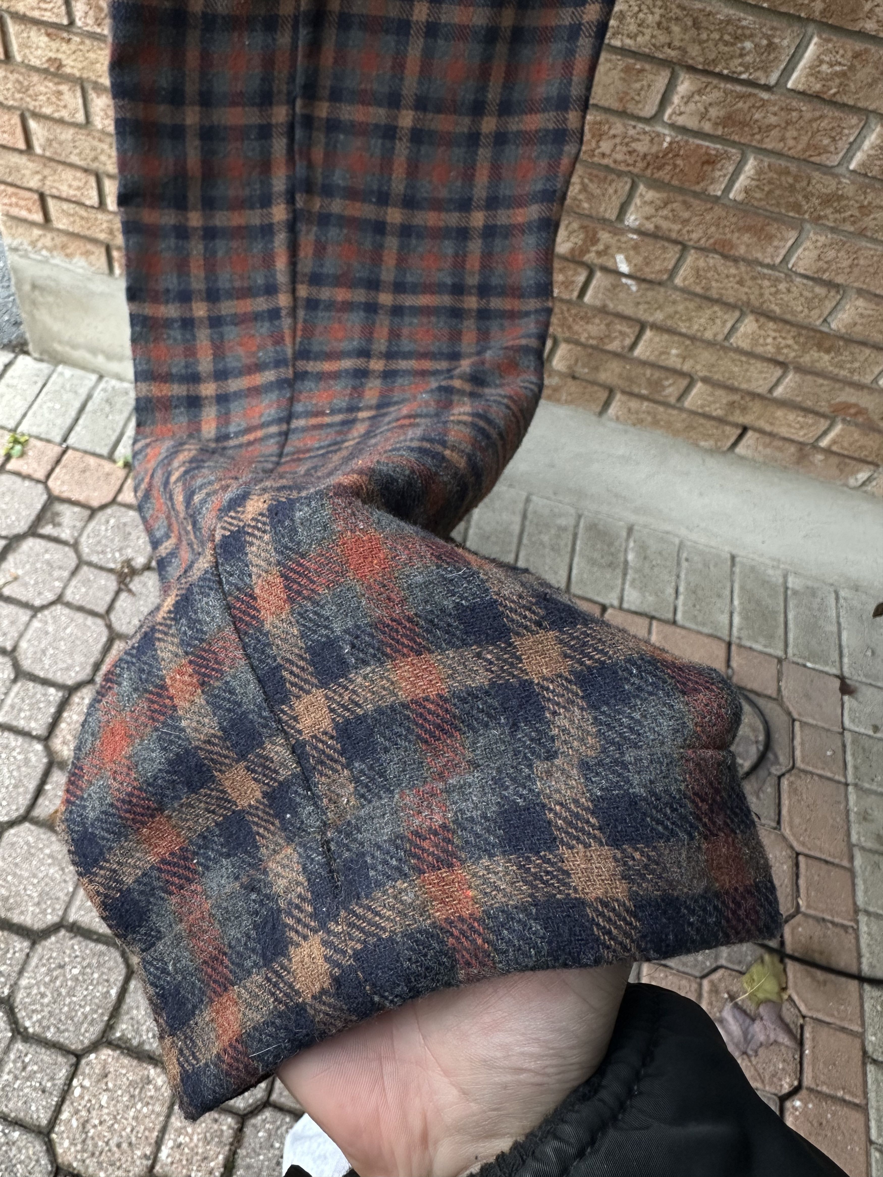 Vintage Pleated Flannel Trousers Size US 30 / EU 46 - 10 Thumbnail