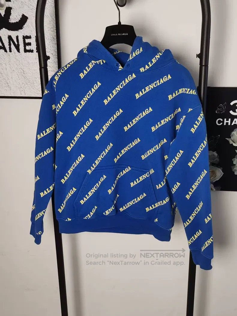 Balenciaga Balenciaga Embroidered Logo Sweatshirt Size US L / EU 52-54 / 3 - 1 Thumbnail