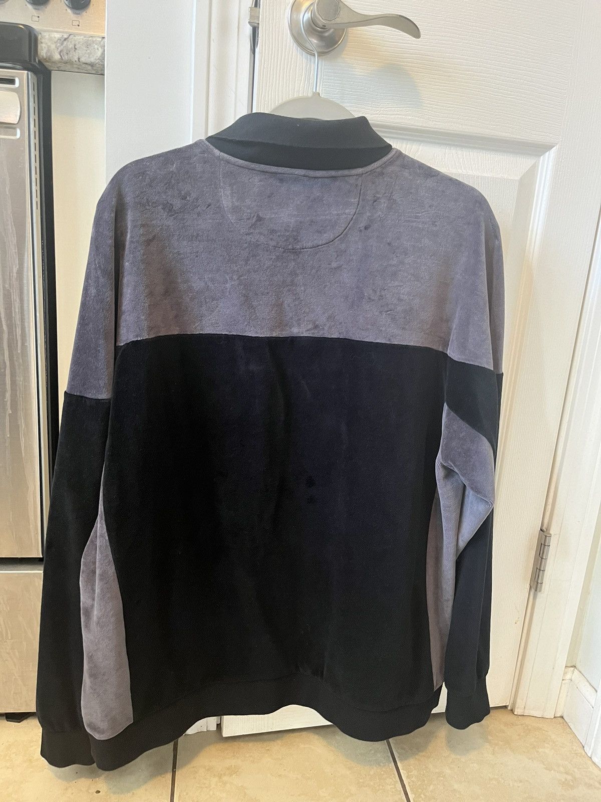 Supreme Paneled Velour L/S Polo Size US L / EU 52-54 / 3 - 4 Thumbnail