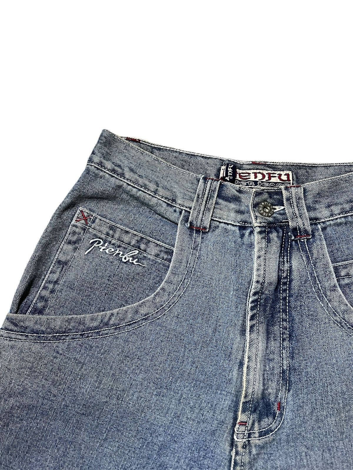 Jean × Vintage VINTAGE BIG POCKET JORTS BY PIENFU JNCO STYLE Size US 26 / EU 42 - 3 Thumbnail