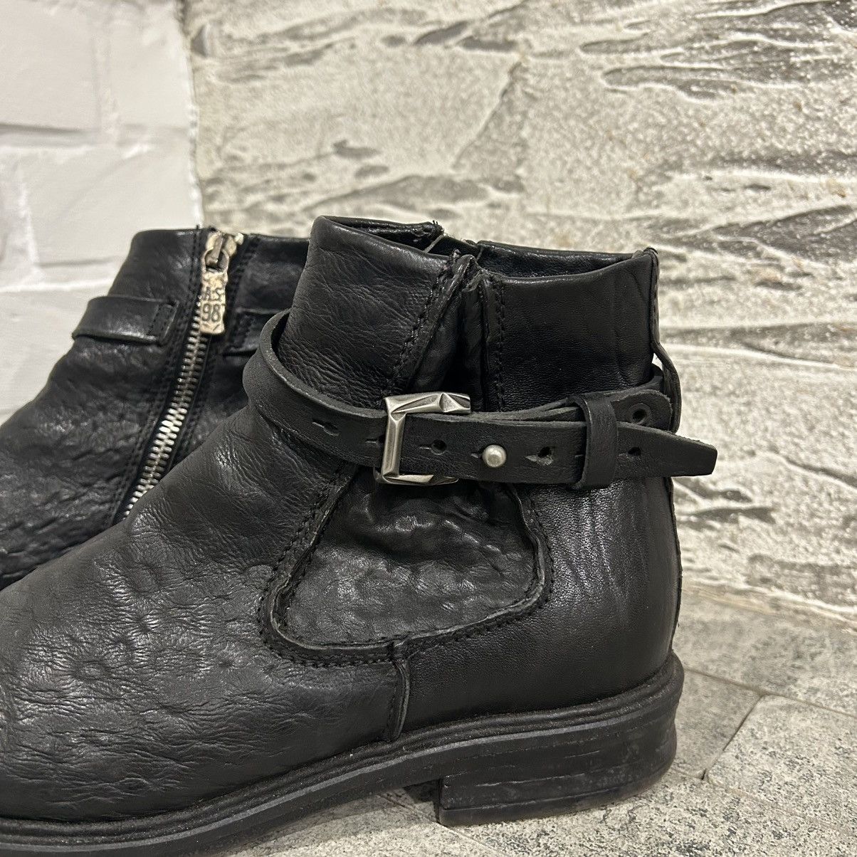 A.S.98 A.S. 98 Avant Garde Distressed Ankle Boots Guidi Style Size US 7 / IT 37 - 9 Thumbnail