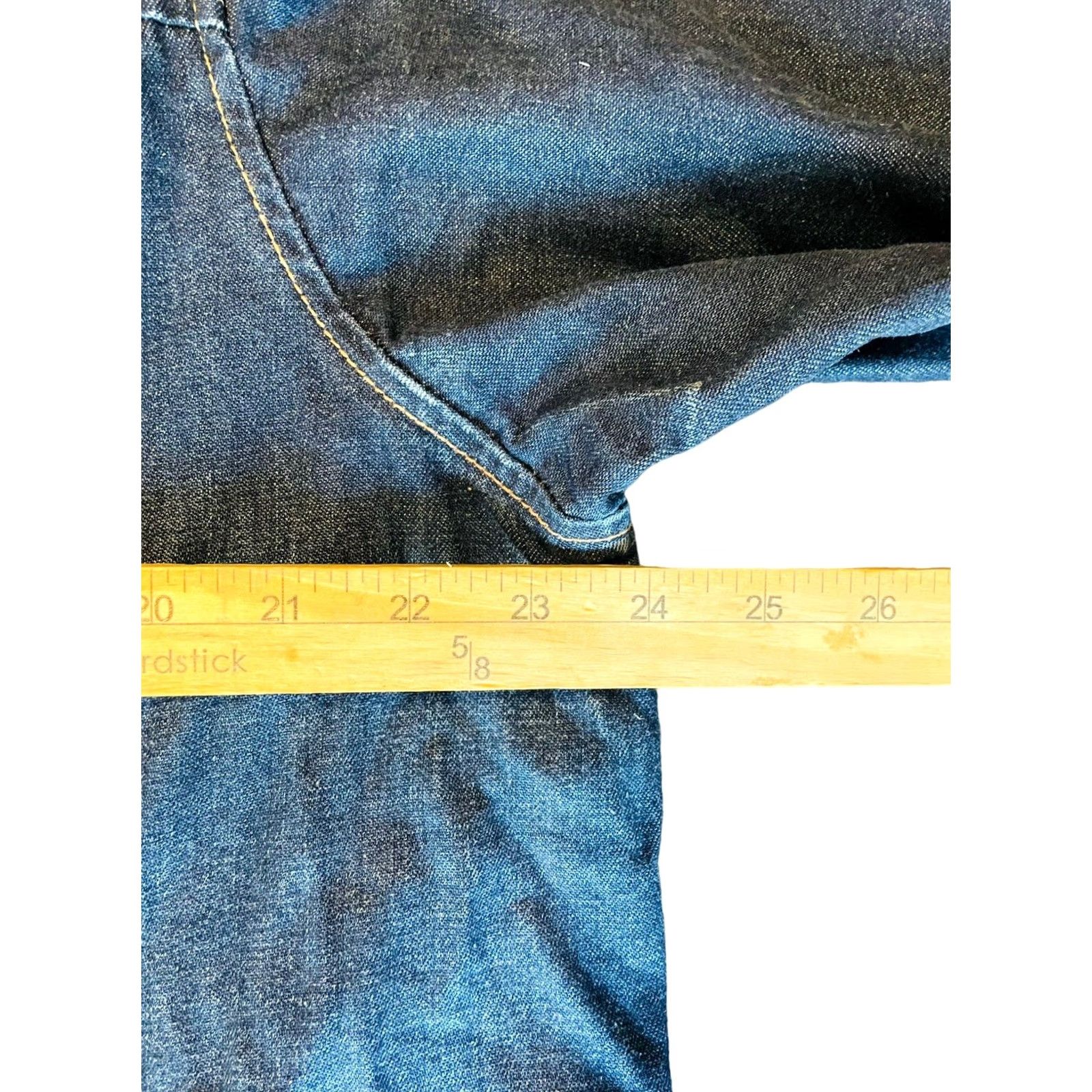 Levi's VINTAGE Levi's Trucker Jacket Denim 100% Cotton Dark Wash Blue Men's XL II Pockets Regular Fit Jacket Size US 36 / EU 52 - 7 Thumbnail