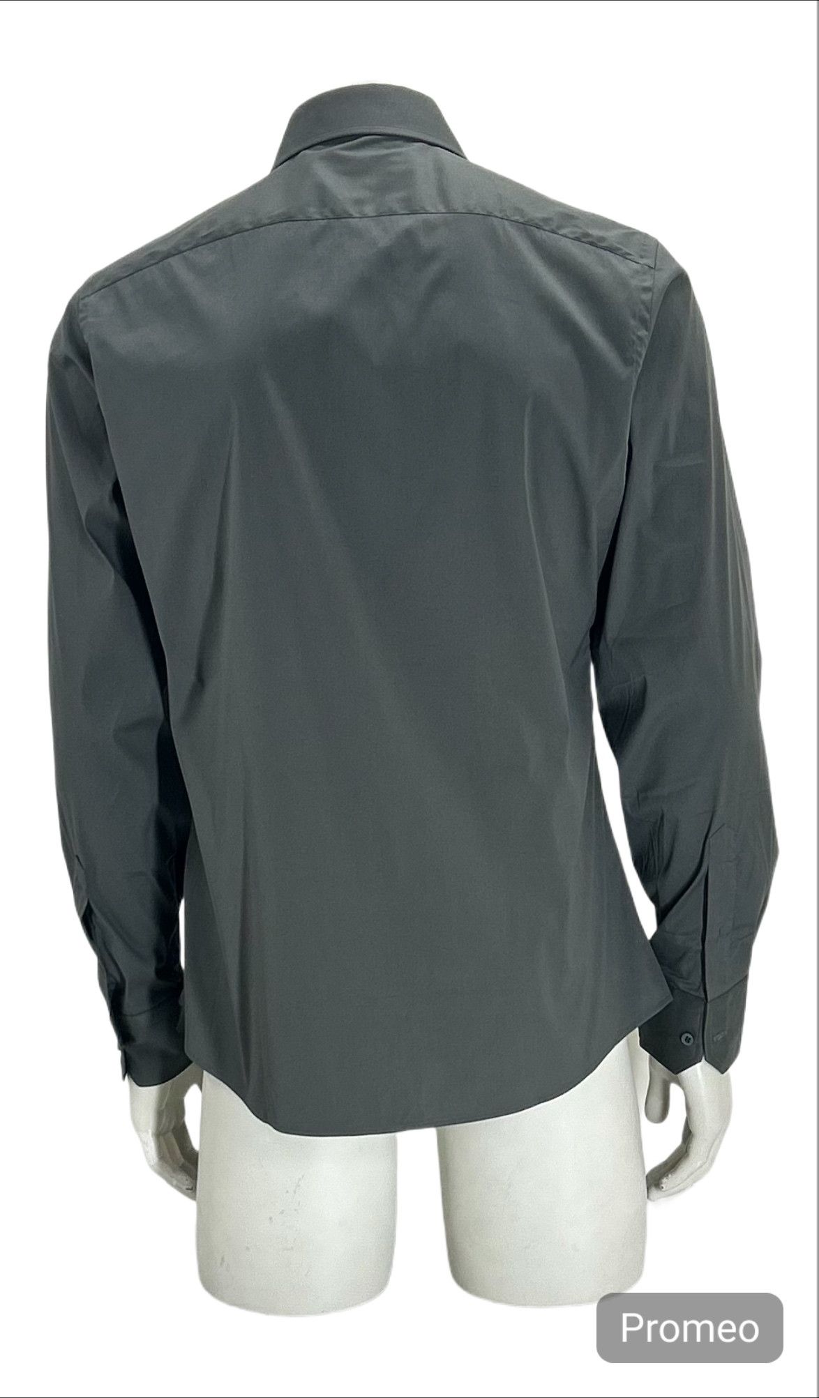 Gucci Gucci Black Linen Cotton Dress Shirt Size US XL / EU 56 / 4 - 3 Thumbnail