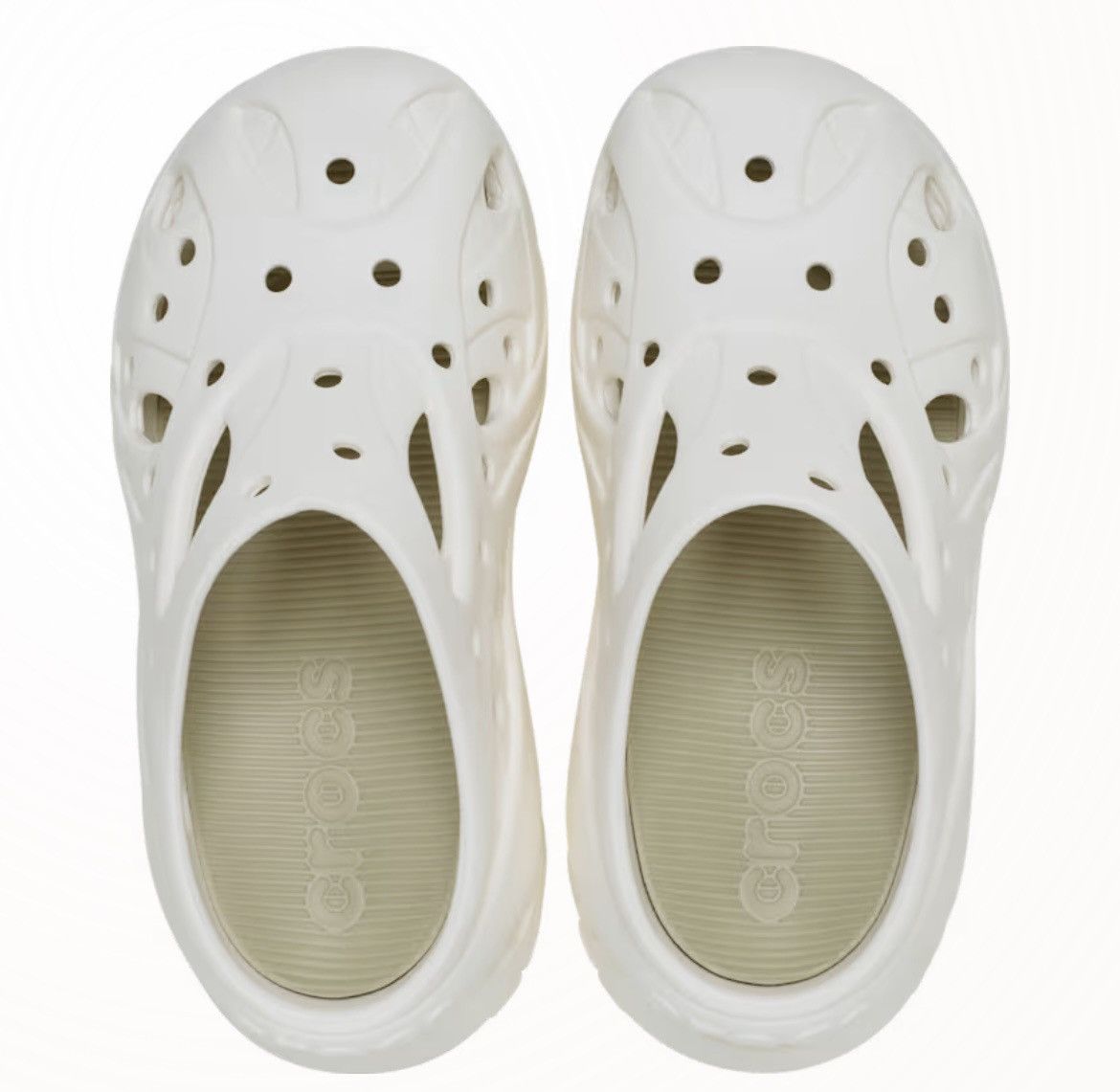 Crocs Crocs Caged Clog Chalk Women size 8 Size US 8 / IT 38 - 3 Thumbnail