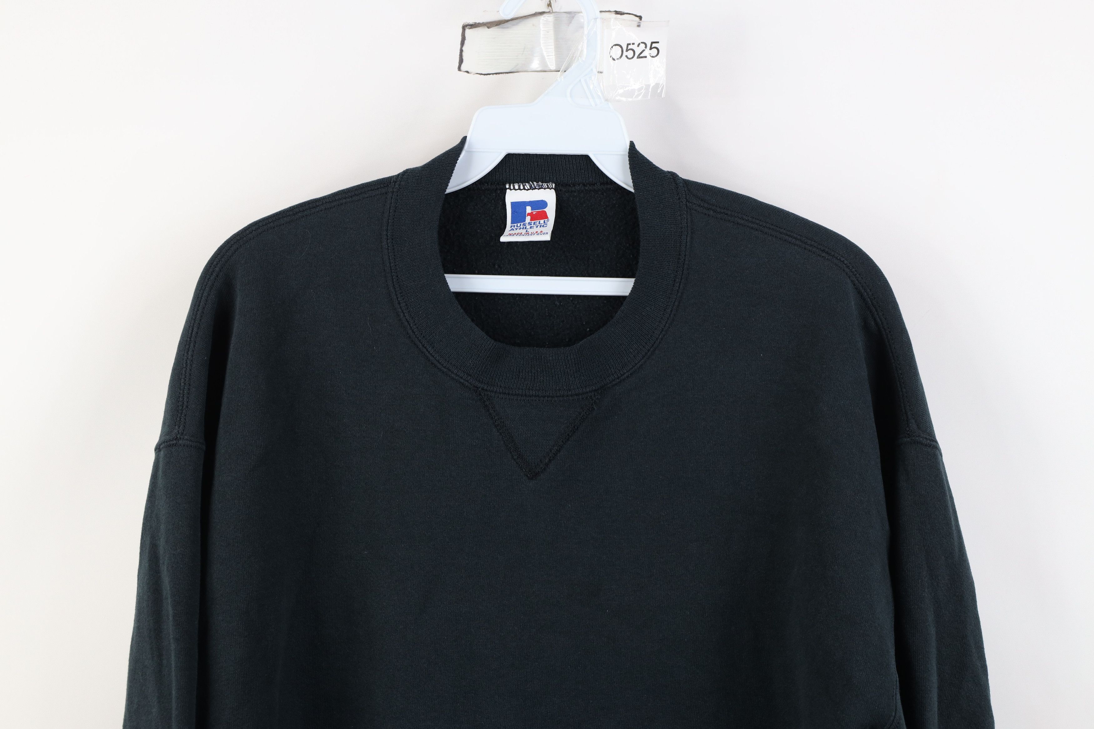 Russell Athletic Vintage 90s Russell Athletic Crewneck Sweatshirt Black USA Size US L / EU 52-54 / 3 - 2 Thumbnail