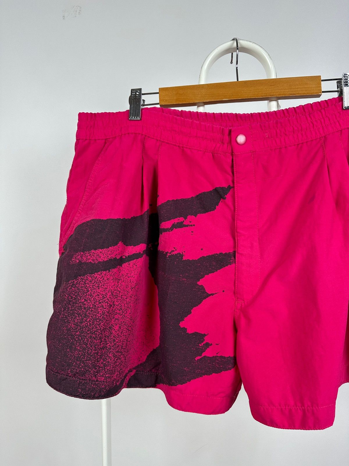 Nike Vintage Nike Challenge Court Nylon Pink Shorts Andre Agassi Size US 36 / EU 52 - 3 Thumbnail