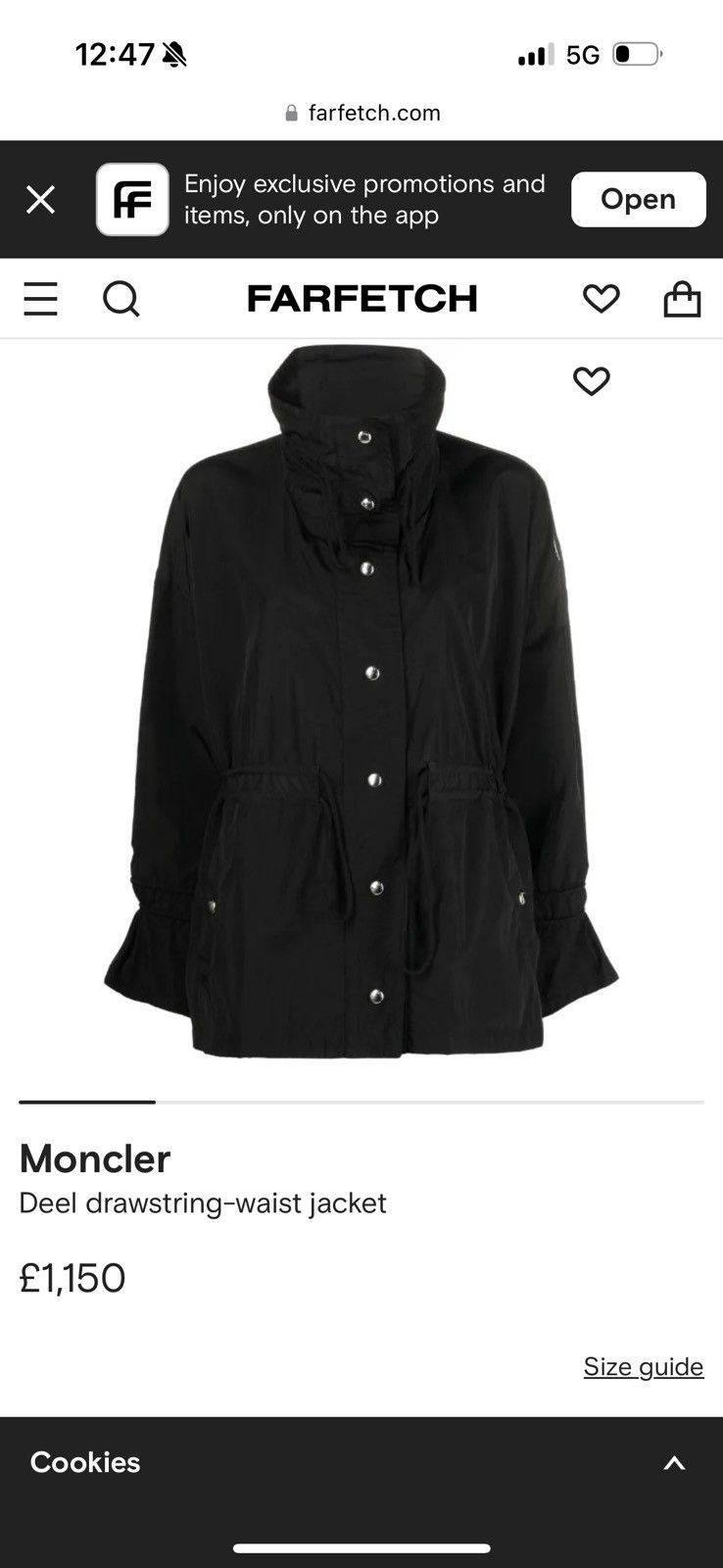 MONCLER ladies jacket SIZE 1 real TAPE MEASUREMENTS IN PHOTO