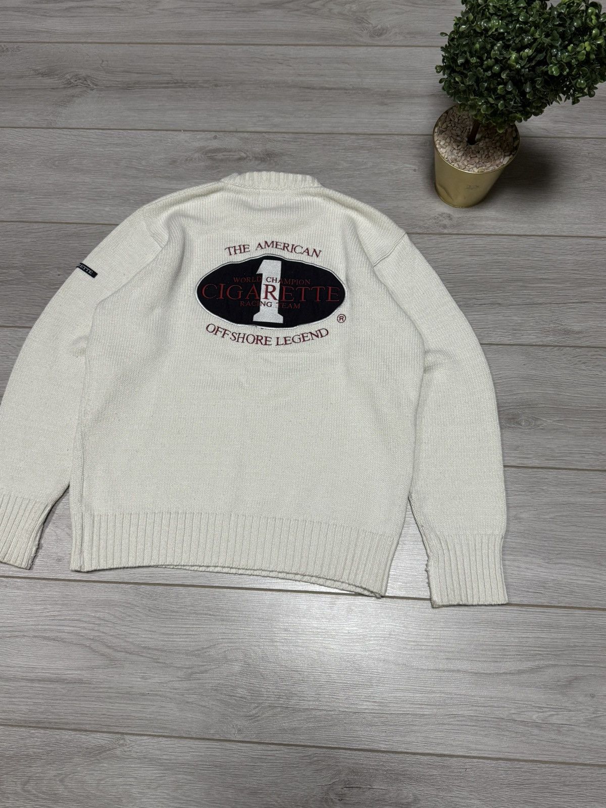 Vintage Offshore cigarette world champion team 1 The American Size US S / EU 44-46 / 1 - 2 Thumbnail