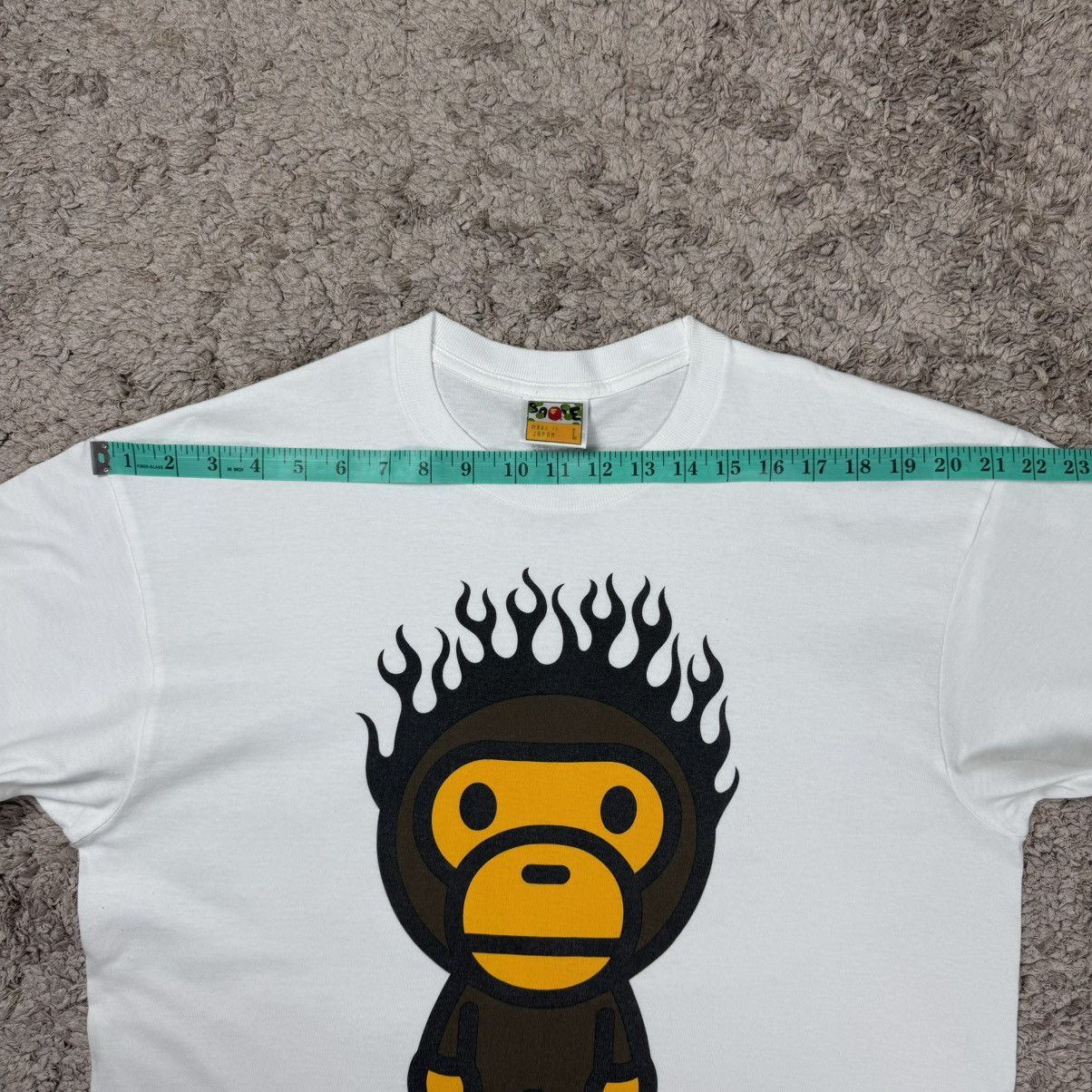 Bape Bape Baby Milo Flame Rare T-shirt Size US L / EU 52-54 / 3 - 16 Thumbnail