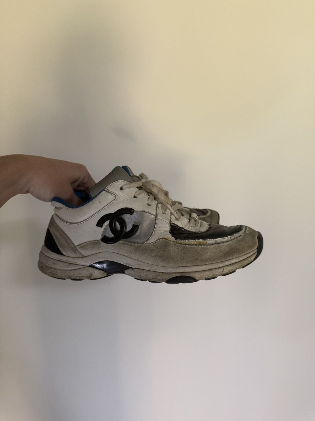 Chanel Chanel Low Top Runner Trainer Sneakers Size US 8.5 / EU 41-42 - 15 Thumbnail