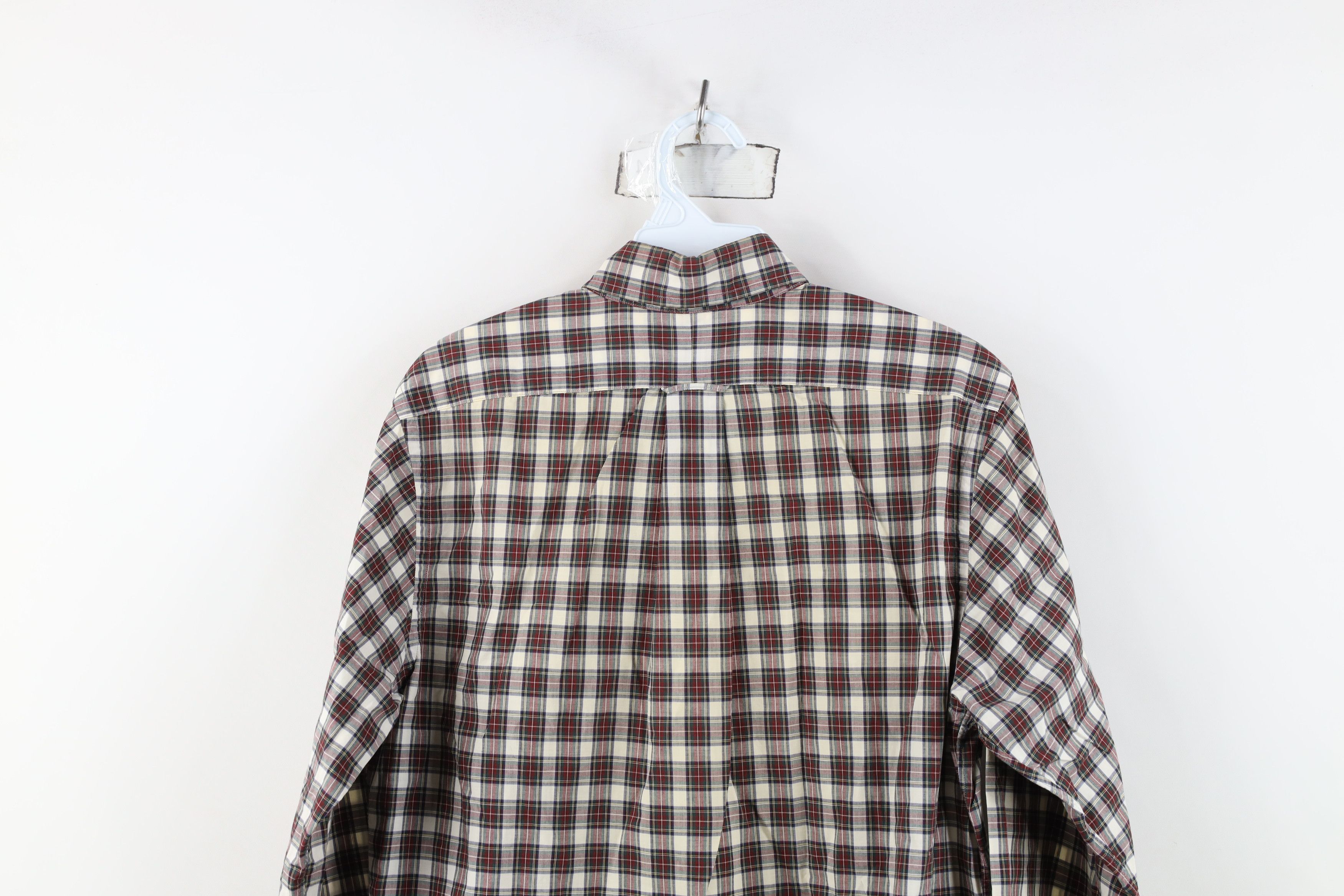 Lands' End Vintage 70s 80s Lands End Cotton Button Down Shirt Plaid Size US S / EU 44-46 / 1 - 13 Thumbnail