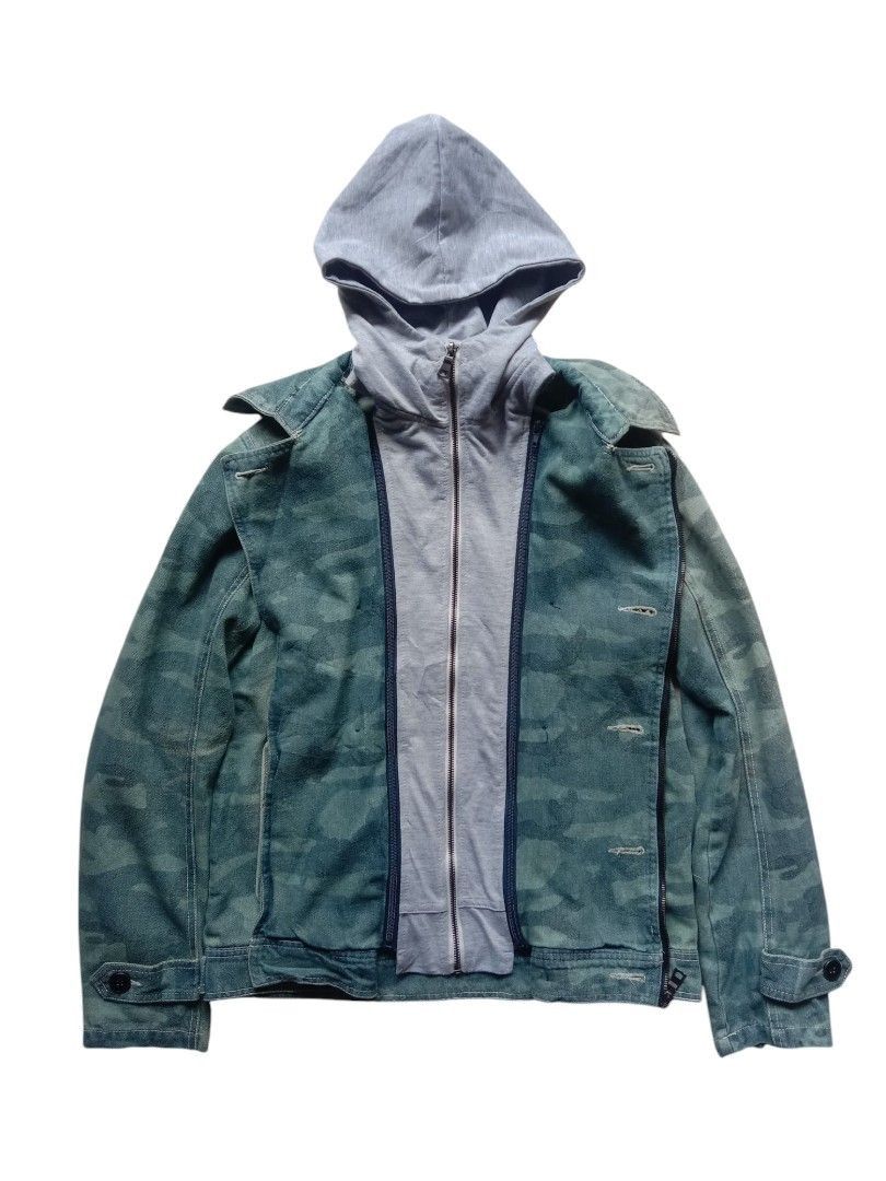 If Six Was Nine × Japanese Brand × Le Grande Bleu (L.G.B.) In the attic retro punk hoodie Size US L / EU 52-54 / 3 - 6 Thumbnail