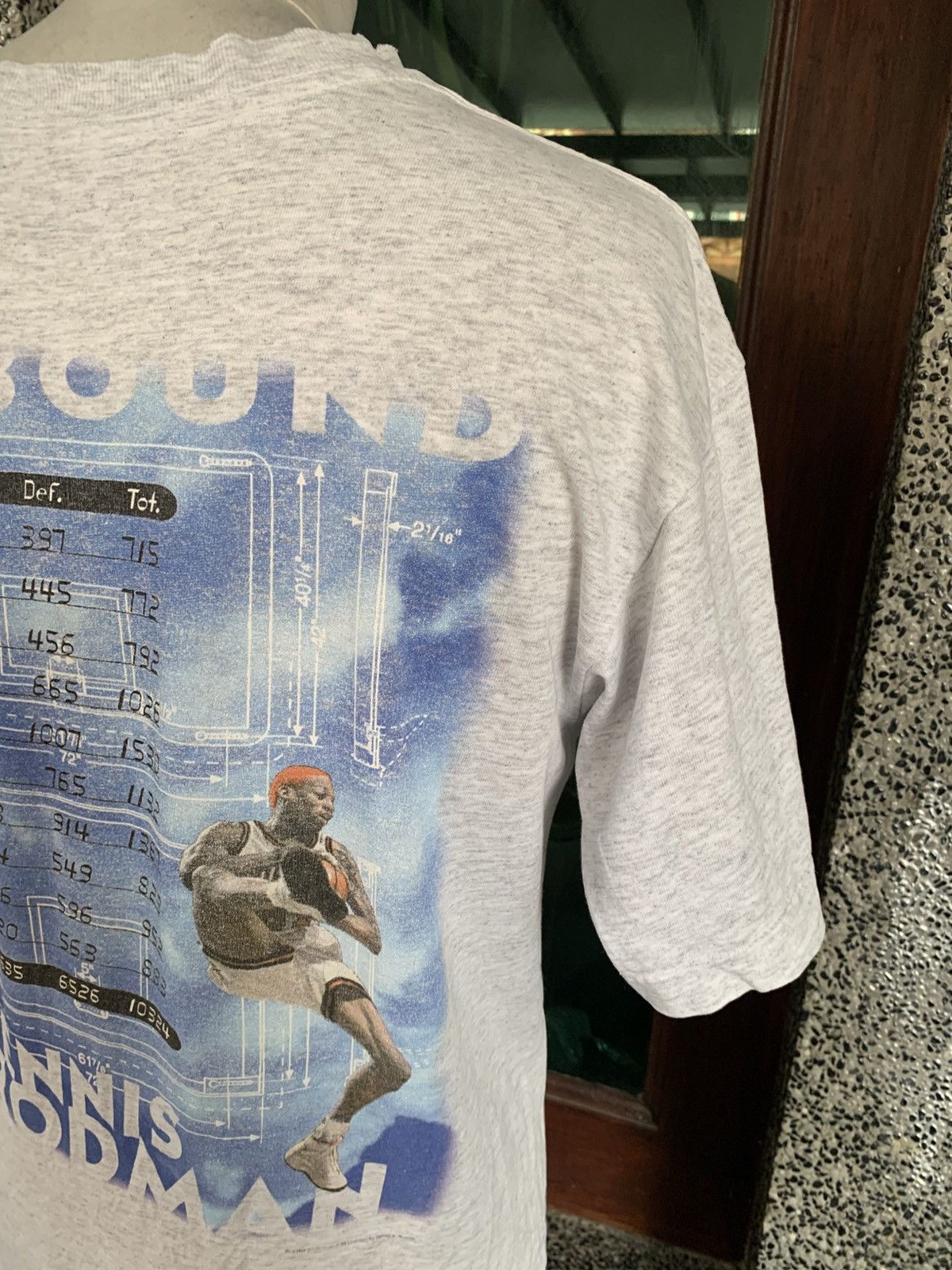 NBA Vintage 90s Dennis Rodman NBA Basketball T shirt Size US M / EU 48-50 / 2 - 4 Thumbnail