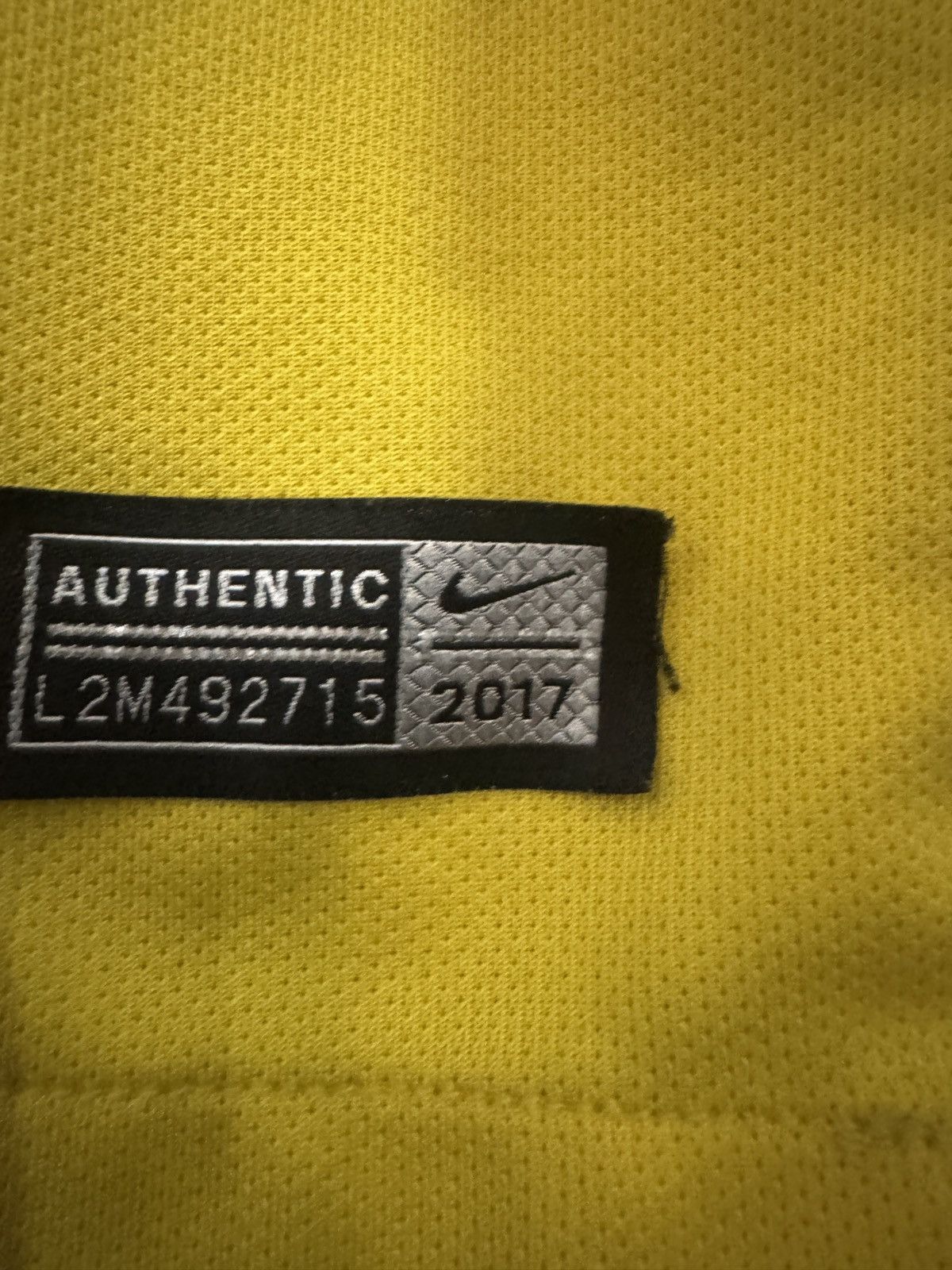 Nike Nike PSG 2017/18 Away Jersey - Yellow Size US M / EU 48-50 / 2 - 8 Thumbnail