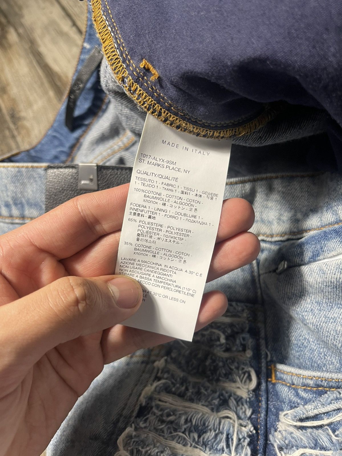 1017 ALYX 9SM × Blackmeans Blackmeans X Alyx denim Size US 34 / EU 50 - 6 Thumbnail