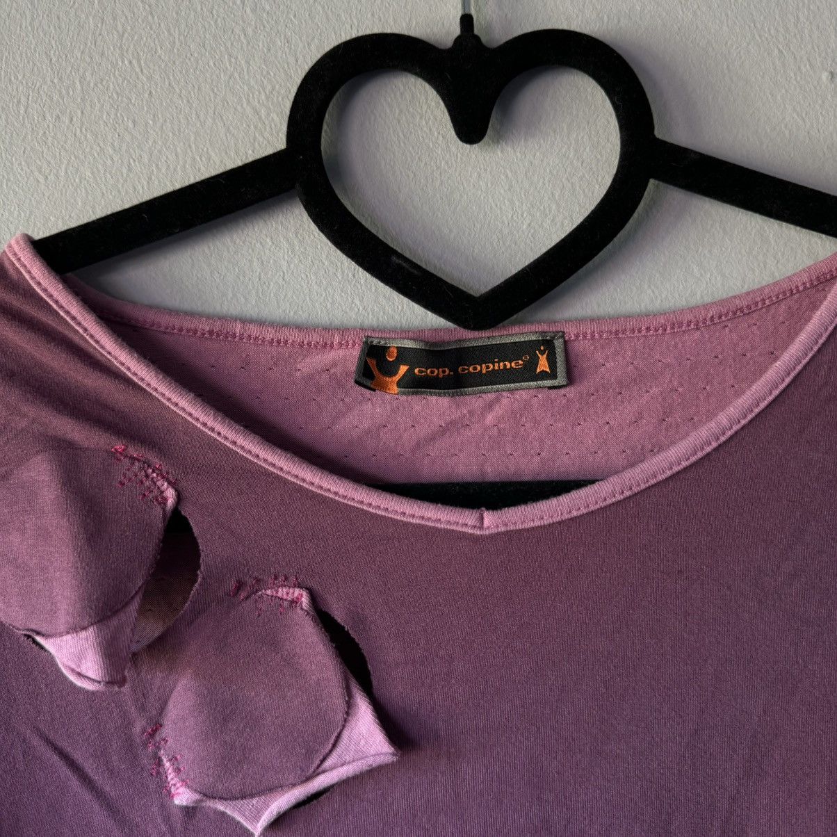 Vintage Cop Copine Vintage Y2K Top Tshirt Size S / US 4 / IT 40 - 4 Thumbnail