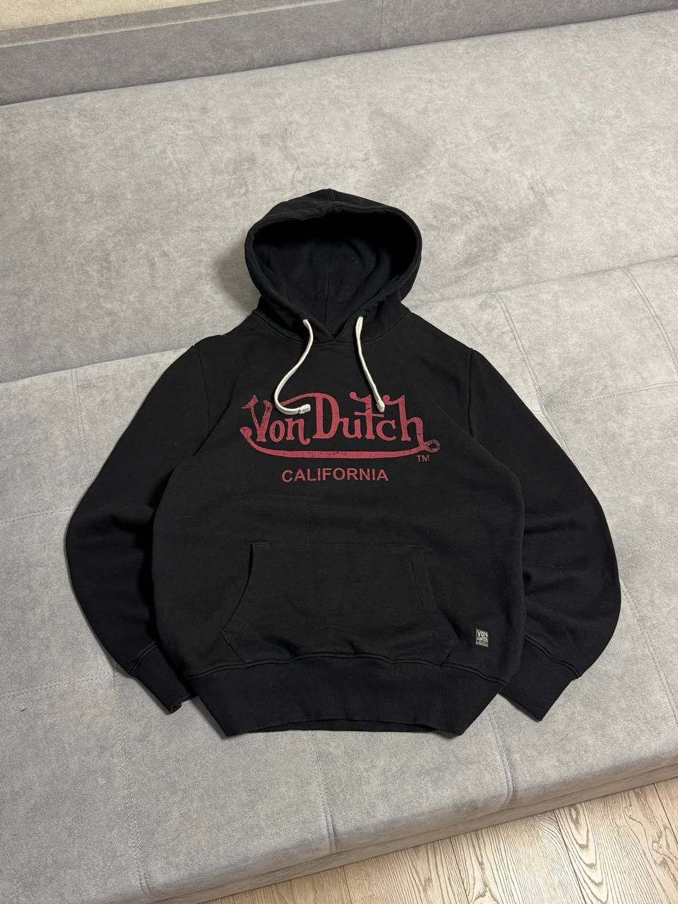Vintage Vintage Von Dutch Y2K big logo hoodie size XL Size US XL / EU 56 / 4 - 2 Thumbnail