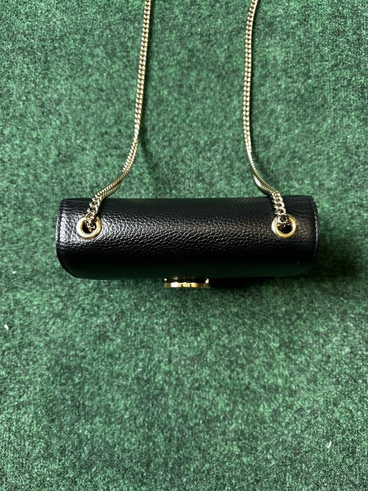 Gucci Gucci GG Interlocking Black Leather Shoulder Bag - 510304 Size ONE SIZE - 8 Thumbnail