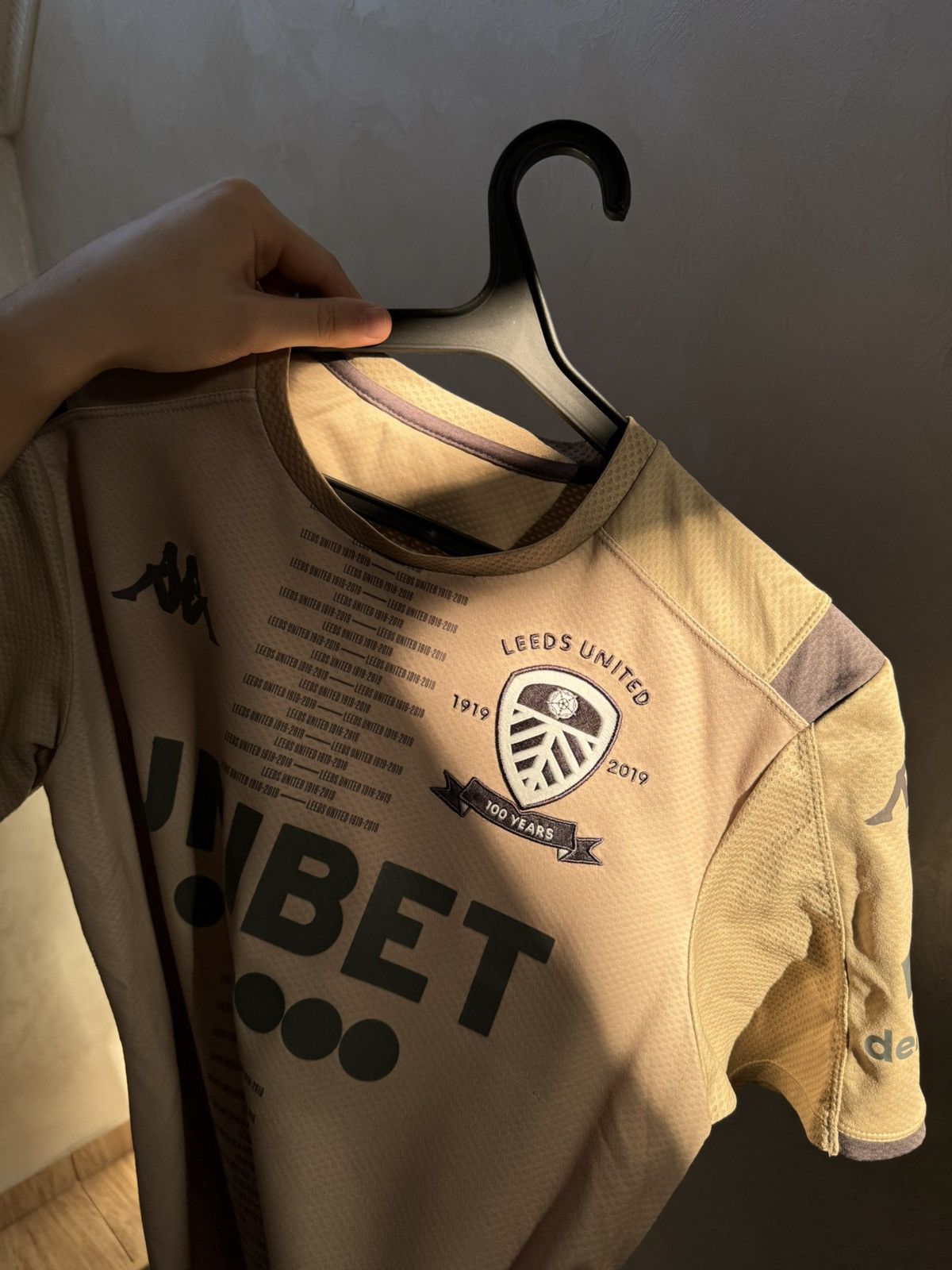 Kappa Kappa Leeds United shirt 2019 limited 100years soccer jersey Size US M / EU 48-50 / 2 - 9 Thumbnail
