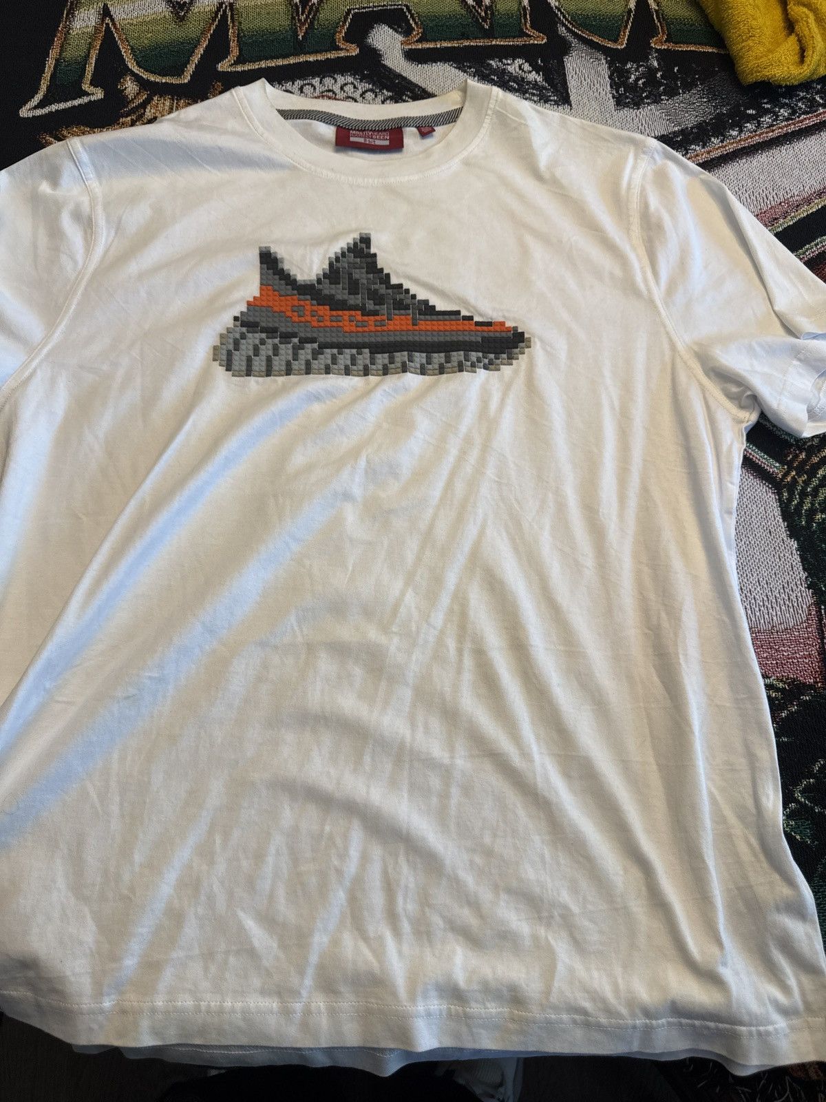 Mostly Heard Rarely Seen YEEZY belugaTshirt pixel textured graphic Size US XL / EU 56 / 4 - 1 Thumbnail