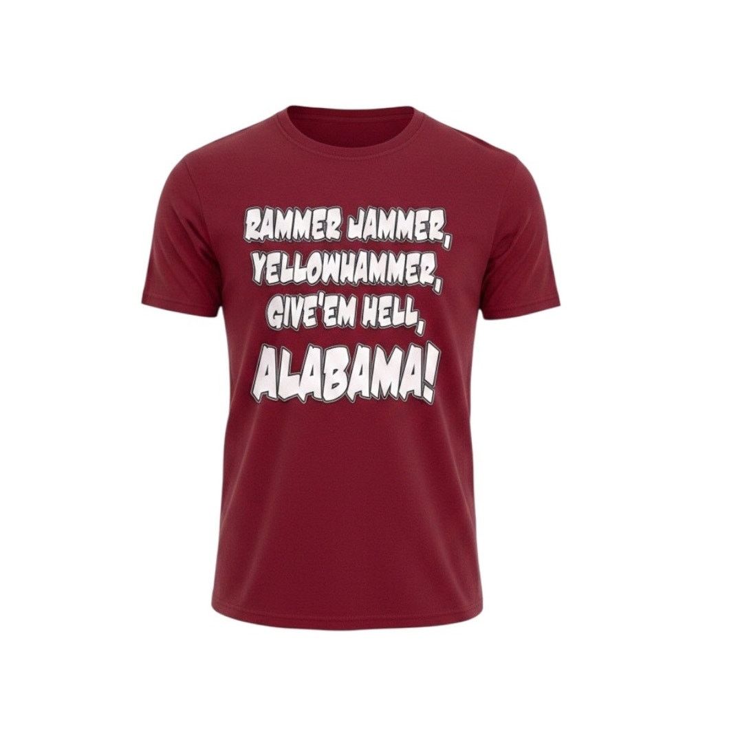 Delta Delta Pro Weight Alabama Crimson Tide Rammer Jammer t-shirt Size M / US 6-8 / IT 42-44 - 1 Thumbnail