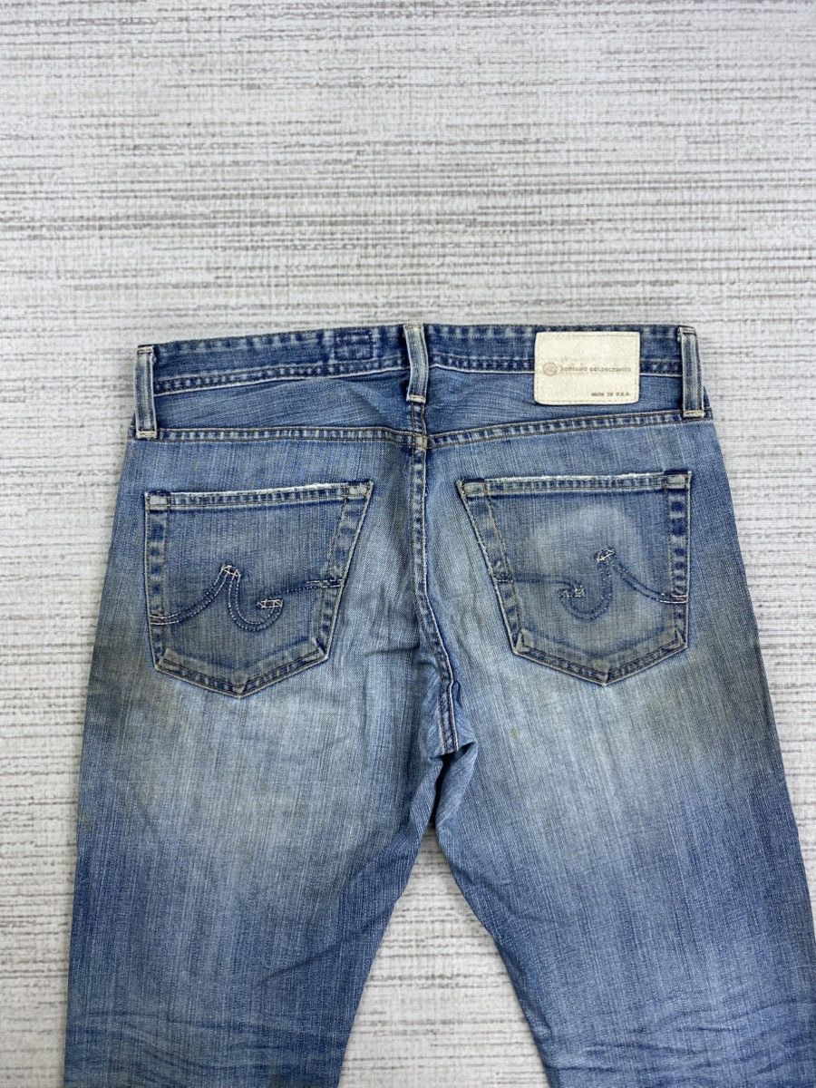 AG Adriano Goldschmied × Le Grande Bleu (L.G.B.) × Vintage Vtg AG Adriano Goldschmied Slim Straight Distressed Pants Size US 32 / EU 48 - 11 Thumbnail