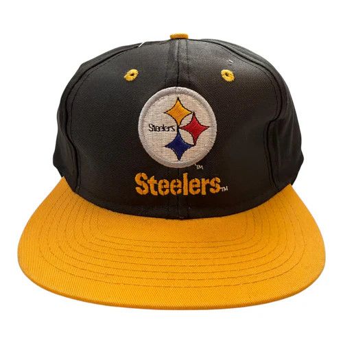 Vintage Pittsburgh Steelers SnapBack Hat Black/Yellow