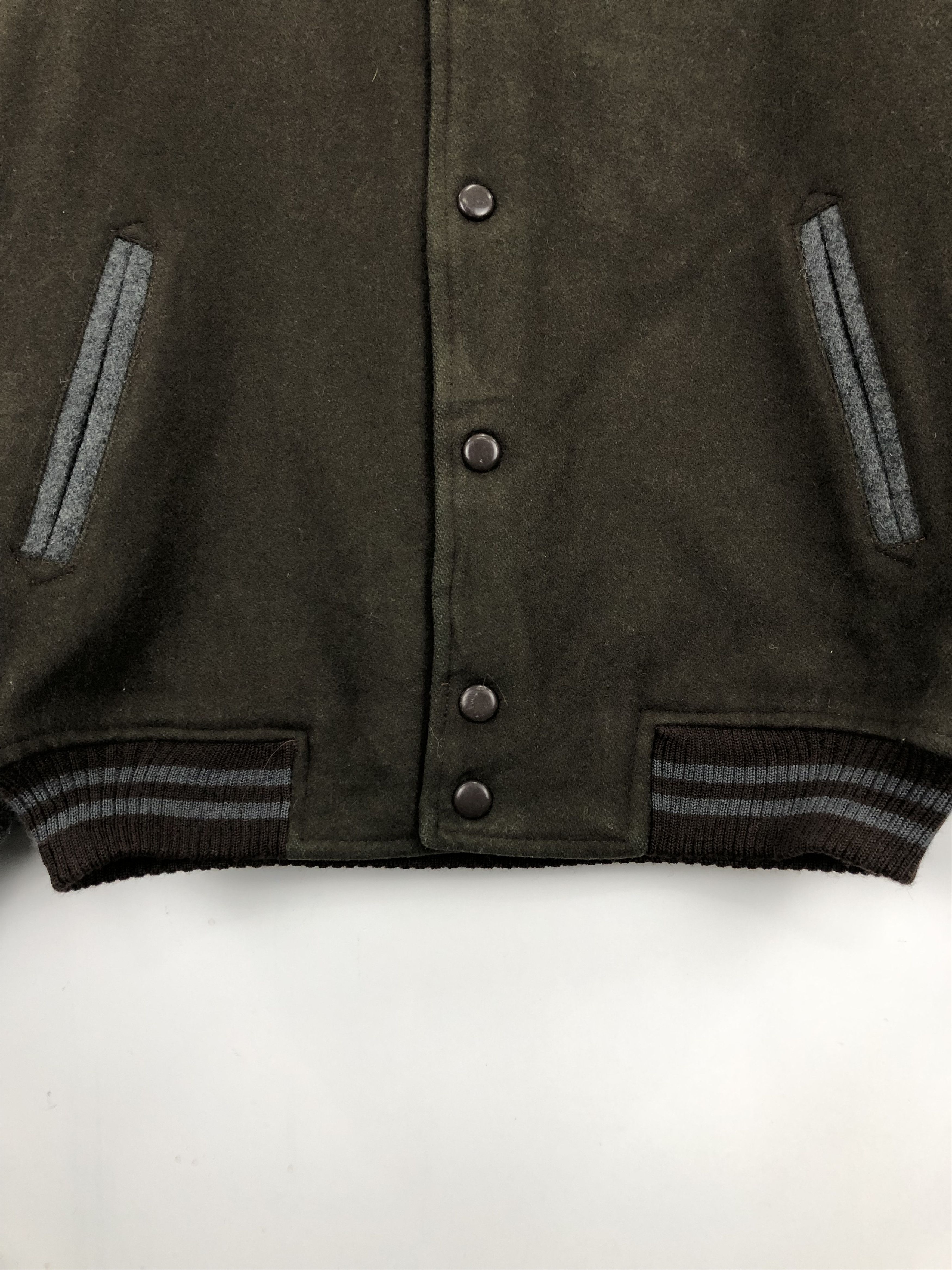 Japanese Brand Vintage Japanese Brand Wool Varsity Jacket V0294 Size US L / EU 52-54 / 3 - 6 Thumbnail
