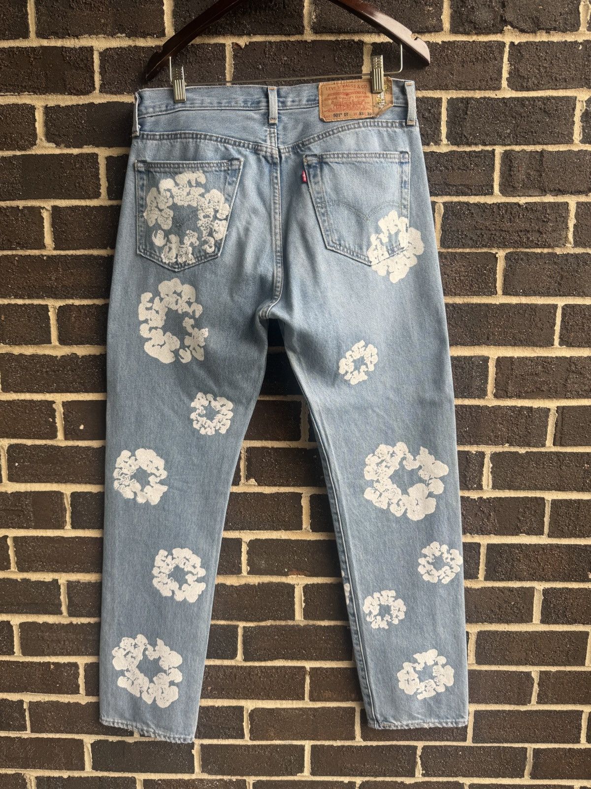 DENIM TEARS × Levi's DENIM TEARS x Levi’s 501 Denim Jeans sz33 Size US 33 - 2 Thumbnail