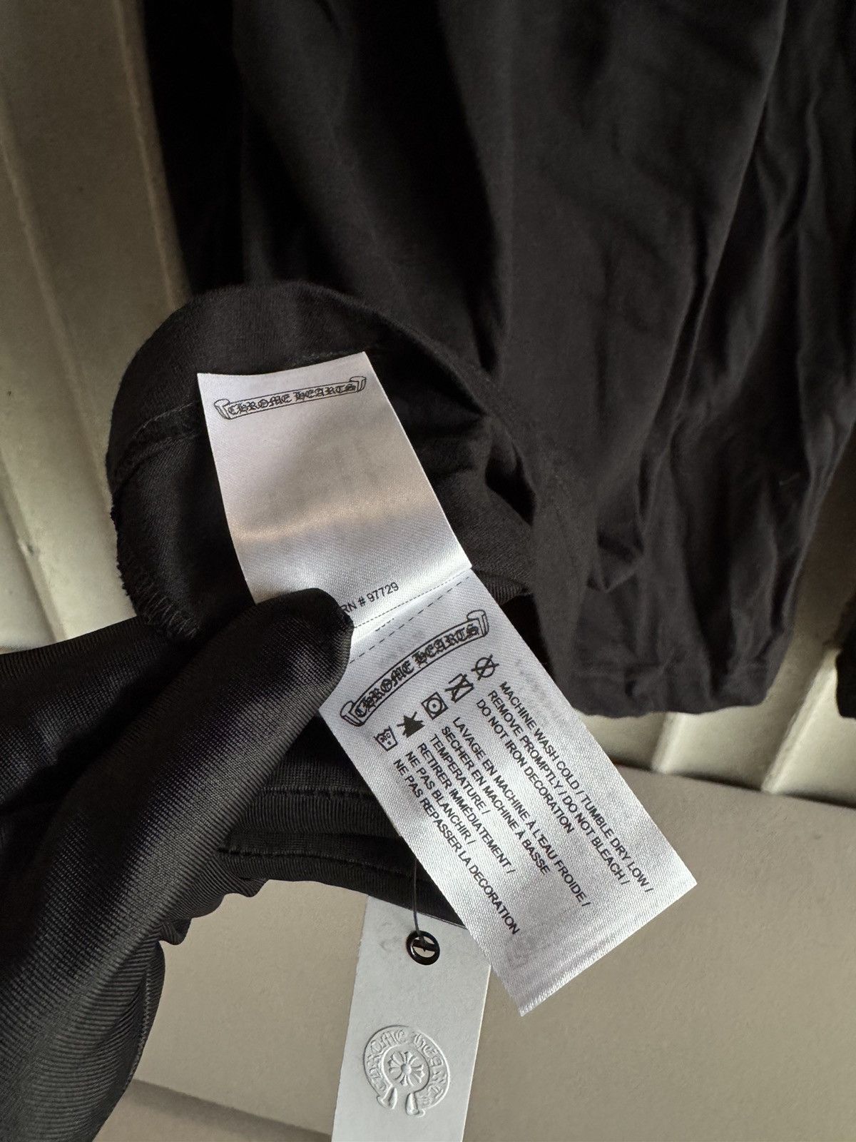 Chrome Hearts CHROME HEARTS LONG SLEEVE NECK CH SCRIPT ARMY GREEN/BLACK Size US L / EU 52-54 / 3 - 10 Thumbnail