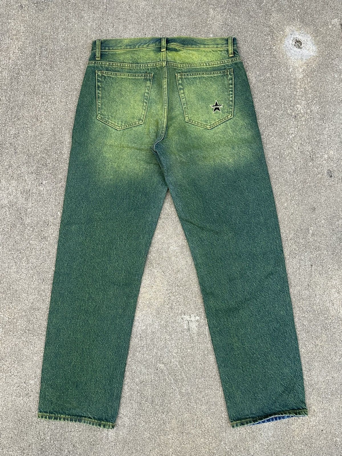 Supreme Supreme Regular Jean 'Overspray Green' Size US 30 / EU 46 - 7 Thumbnail