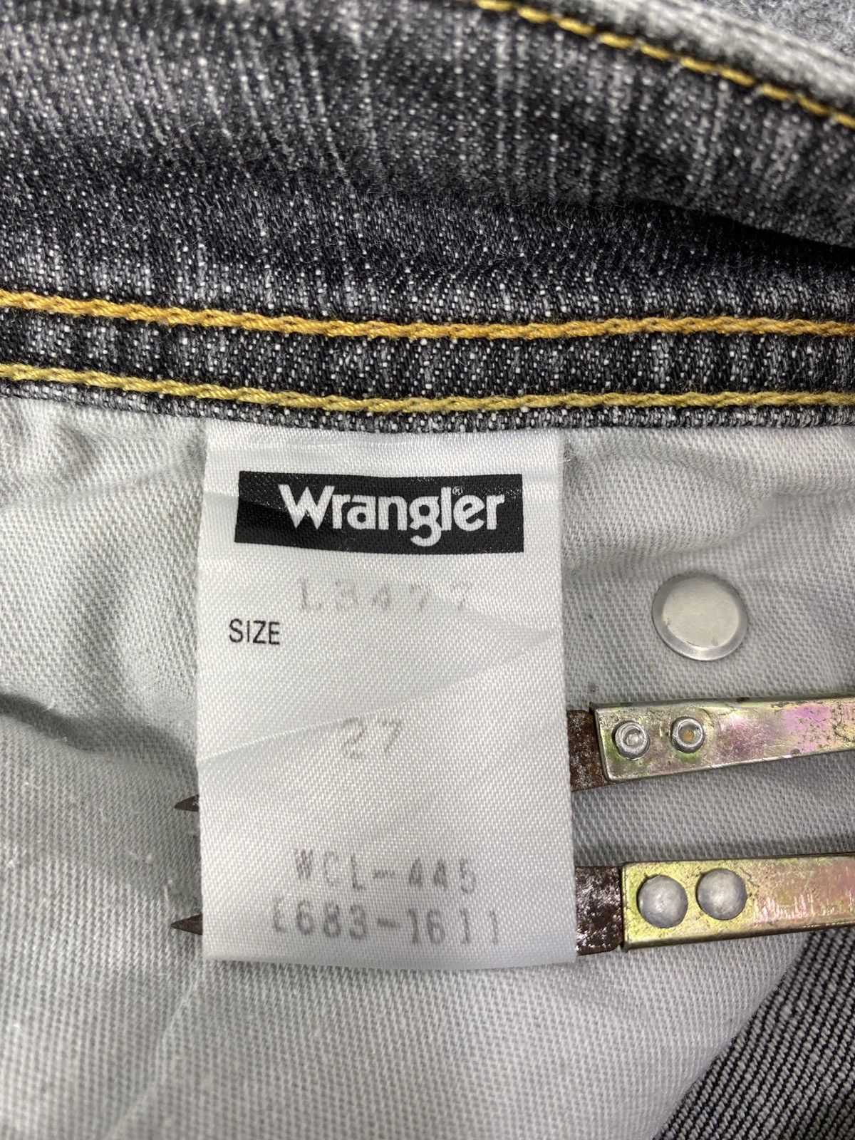 Jean × Vintage × Wrangler Vintage Wrangle Grey Wash Flare Jeans - J985 Size 26" / US 2 / IT 38 - 8 Thumbnail