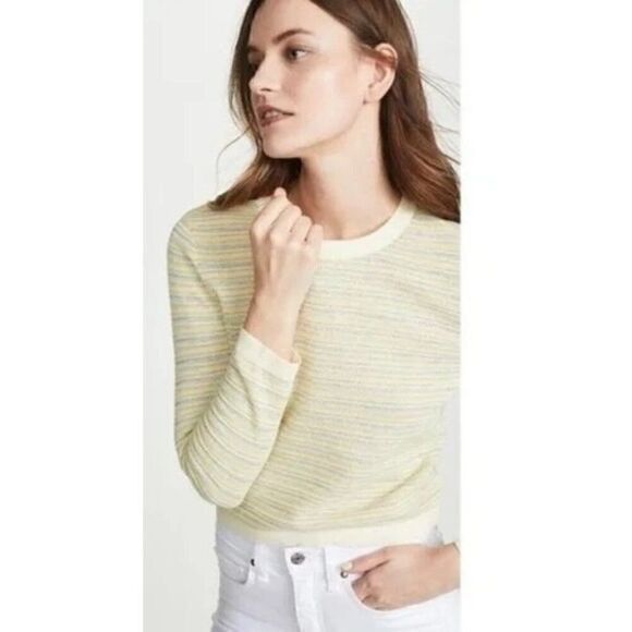 Veronica Beard Veronica Beard Boise Striped Sweater in Yellow Size XS Size XS / US 0-2 / IT 36-38 - 2 Thumbnail