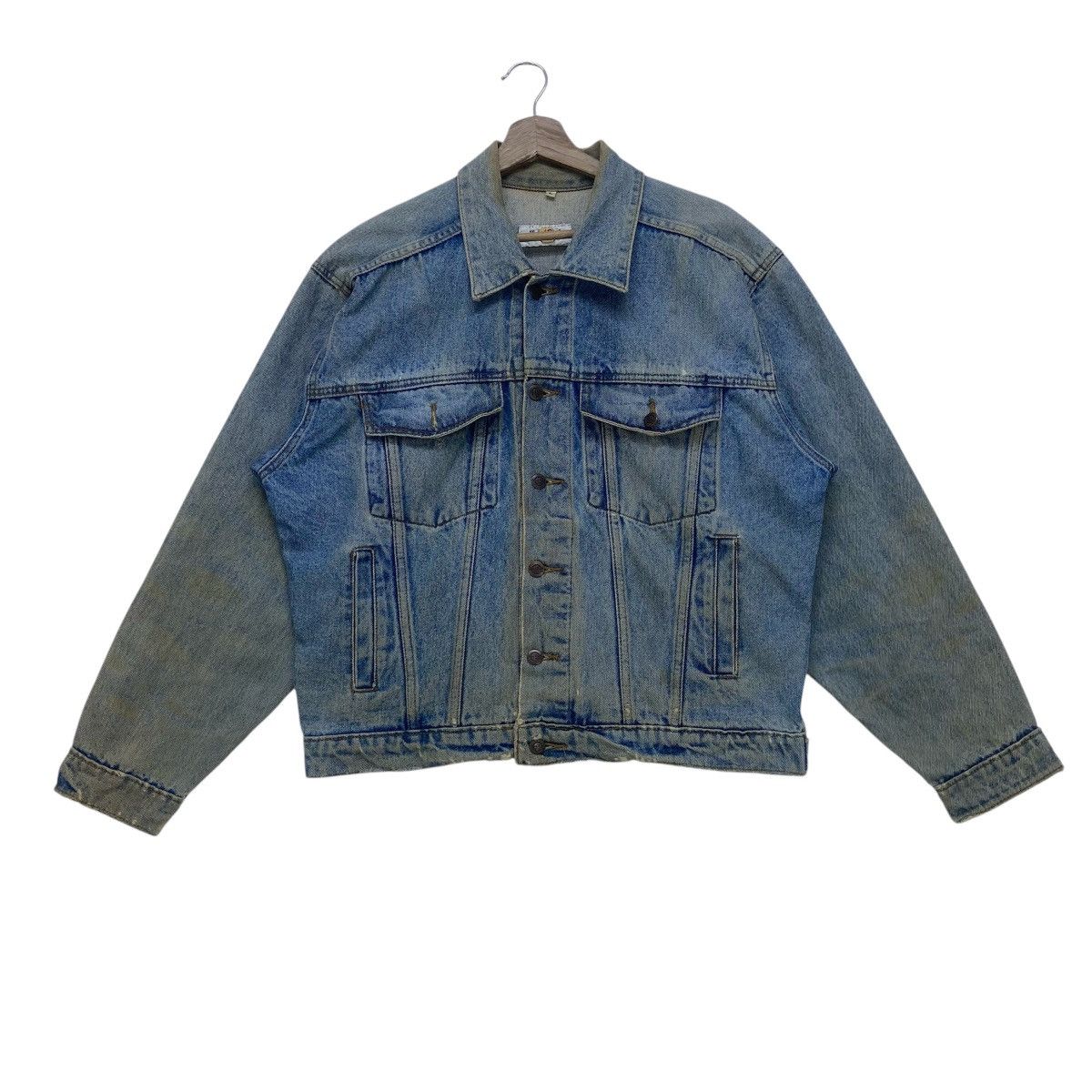 Hard Rock Cafe Vintage Hard Rock Cafe Bangkok Denim Trucker Jacket Size US M / EU 48-50 / 2 - 2 Thumbnail