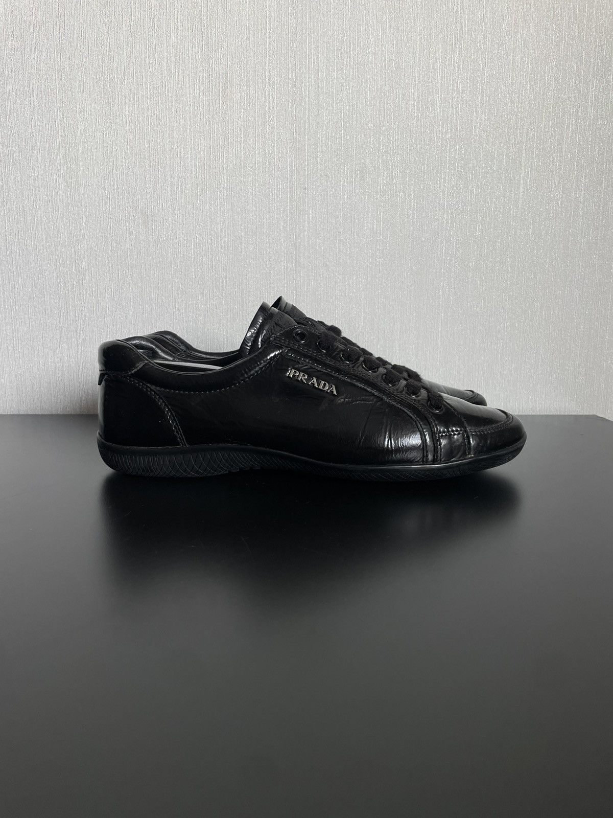 Prada × Streetwear × Vintage Prada Sport Milano Patent Leather 