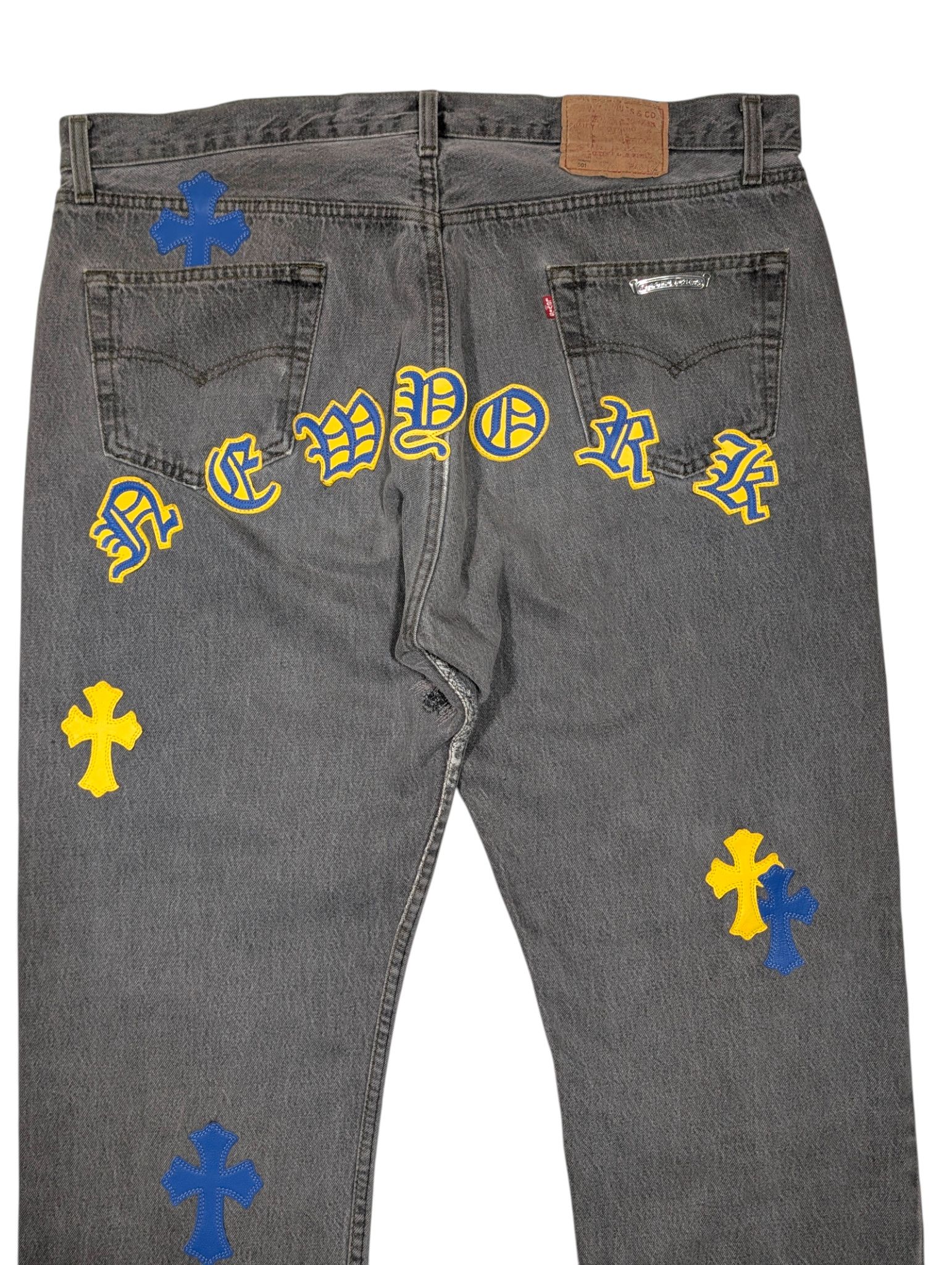 Chrome Hearts Levi's Cross Patch New York City Jeans Size US 40 / EU 56 - 4 Thumbnail