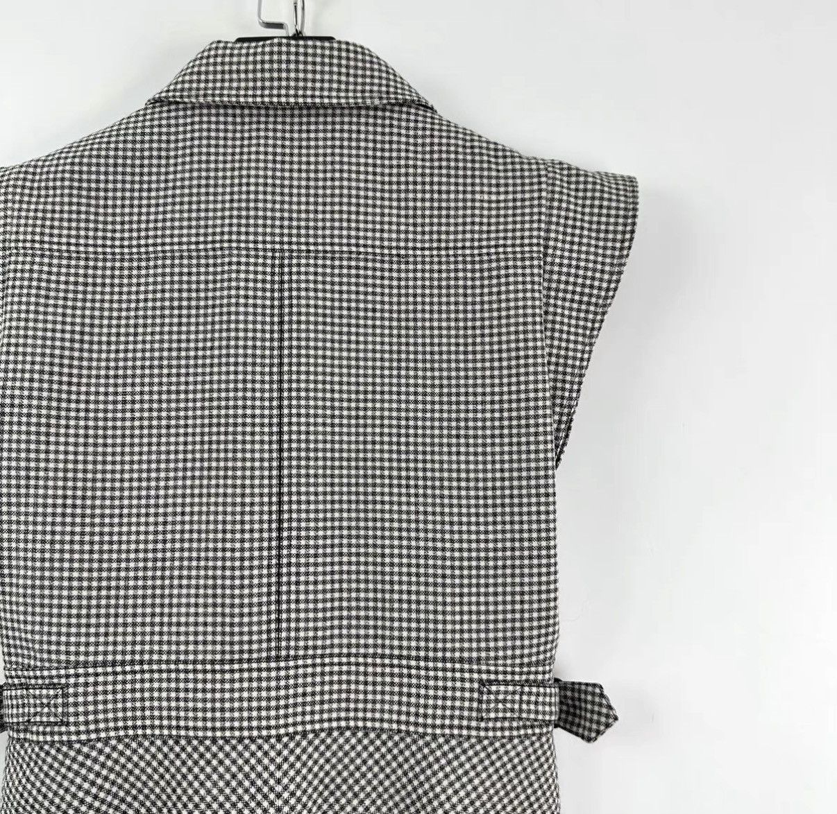 Dior Dior Houndstooth Sleeveless Wool Dress Women's K12 Size XS / US 0-2 / IT 36-38 - 5 Thumbnail