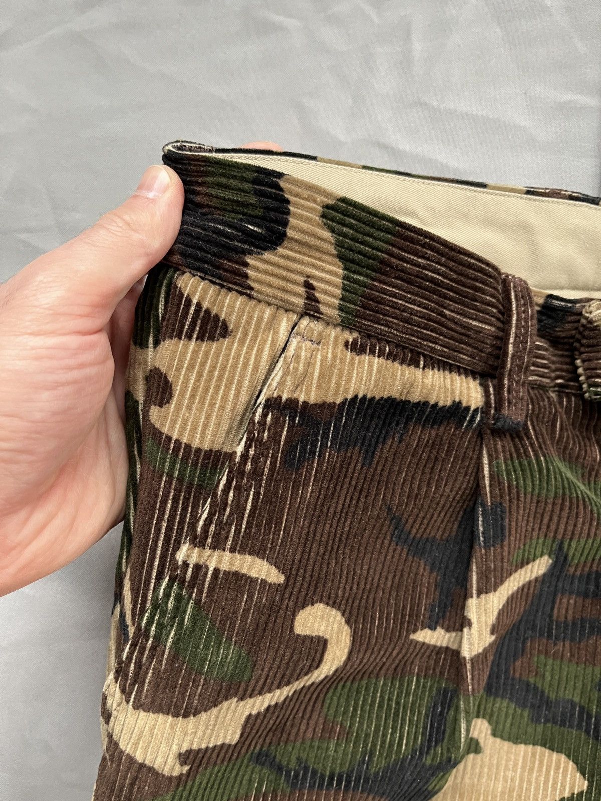 Moncler Moncler Corduroy Velvet Camo Pants Size US 30 / EU 46 - 8 Thumbnail
