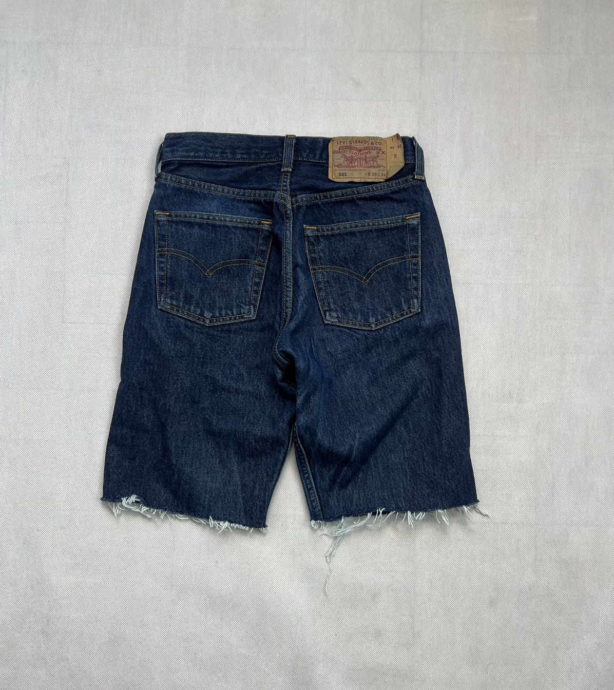 Levi's × Vintage Shorts Levi’s 501 Blue Vintage 1999s Size 27" / US 4 / IT 40 - 2 Thumbnail