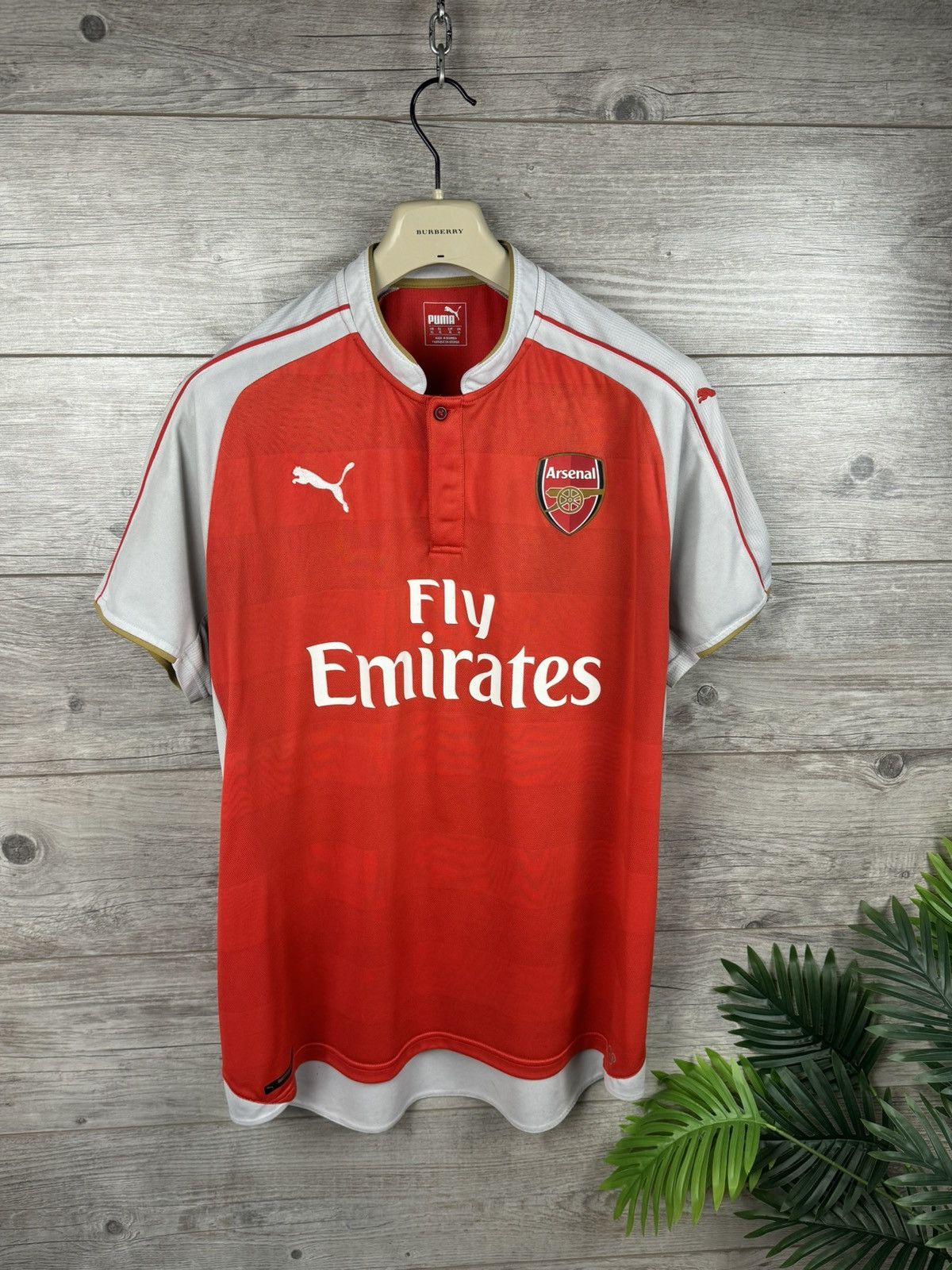 Puma × Vintage Arsenal 2015-16 Home Short Sleeve Shirt soccer jersey Size US XL / EU 56 / 4 - 1 Thumbnail