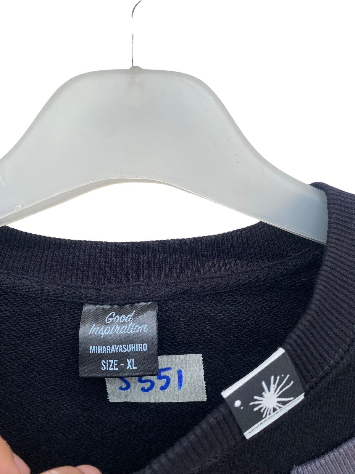 Maison MIHARA YASUHIRO Miharayasuhiro X GU Spellout Sweatshirt Size US XL / EU 56 / 4 - 4 Thumbnail