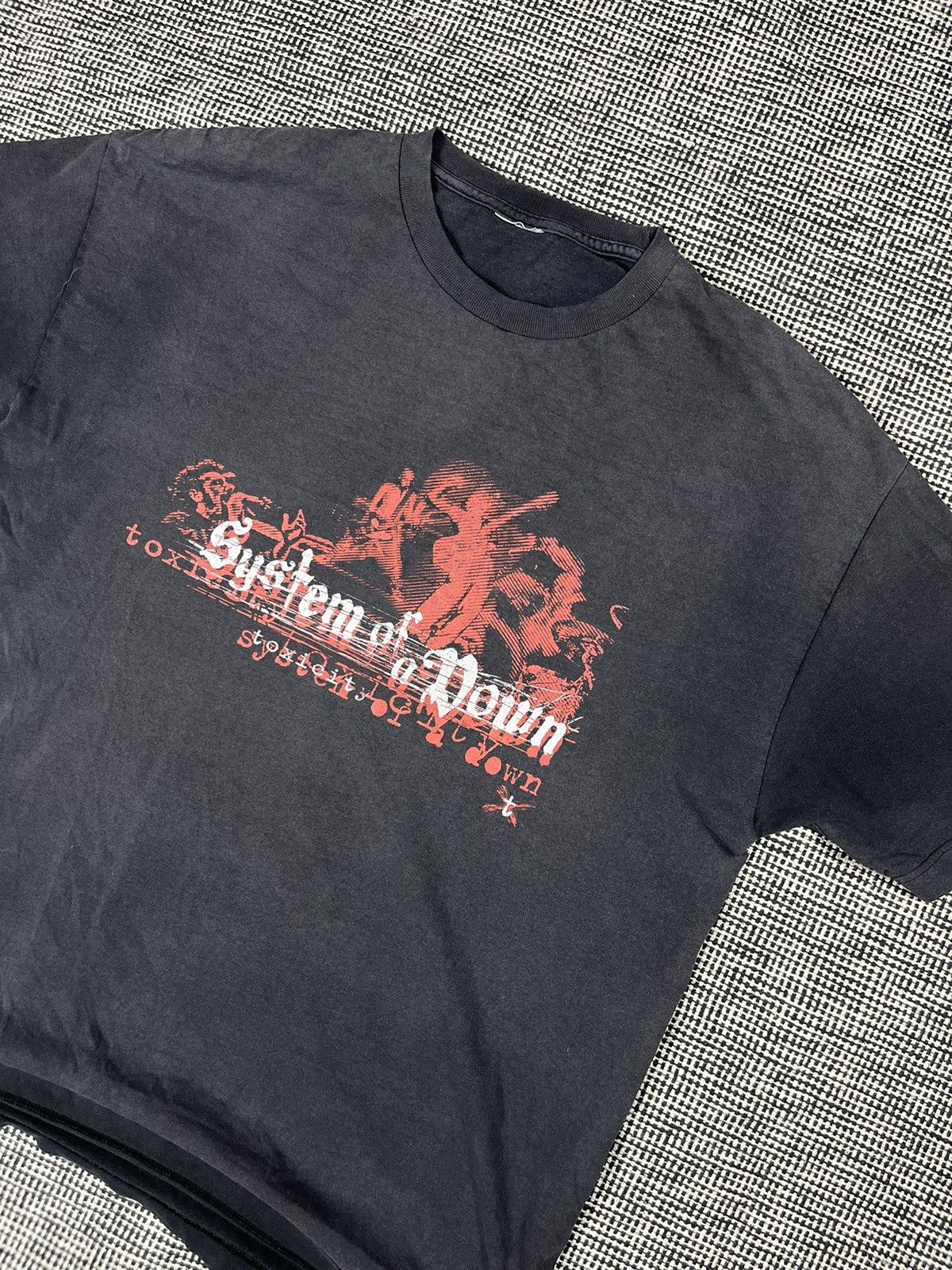 Band Tees sick fade 2002 System of a Down SOAD toxicity vintage tee Size US XL / EU 56 / 4 - 3 Thumbnail