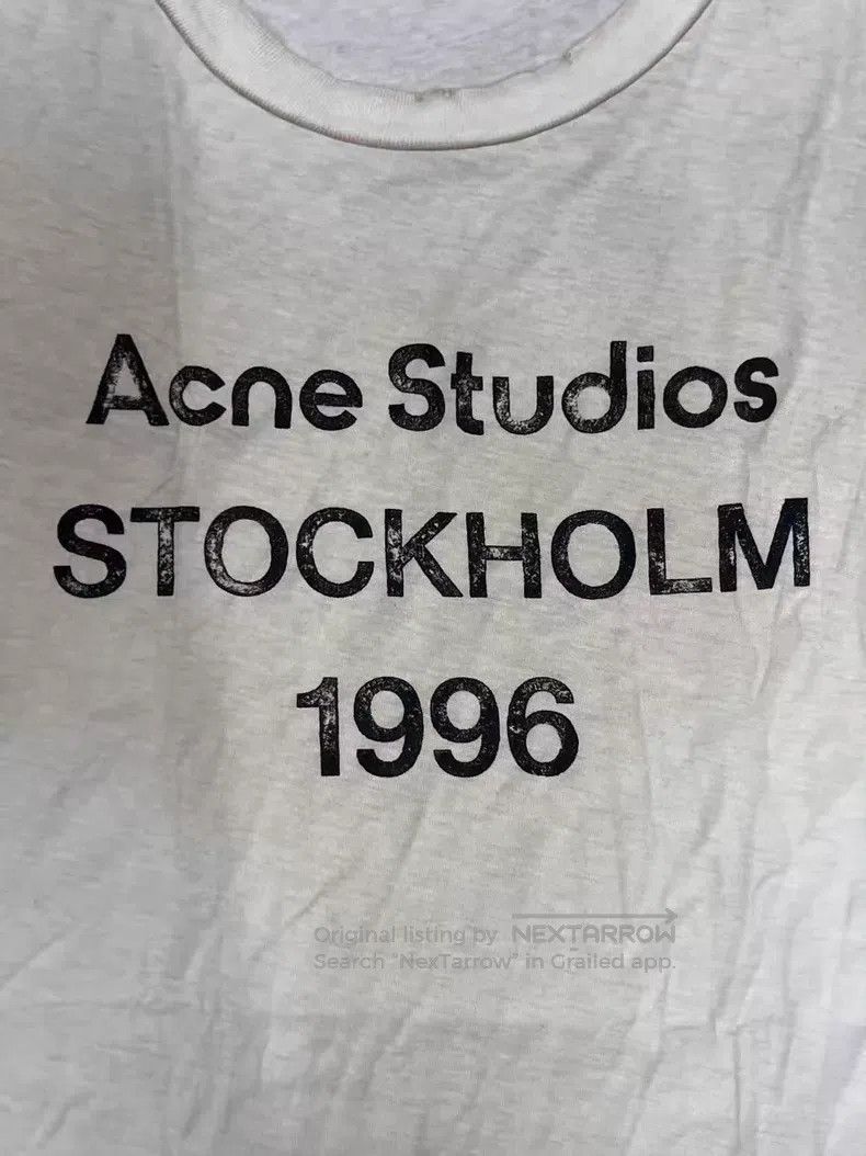 Acne Studios Acne Studios Letter print raglan round neck 1996 loose sol Size US L / EU 52-54 / 3 - 3 Thumbnail