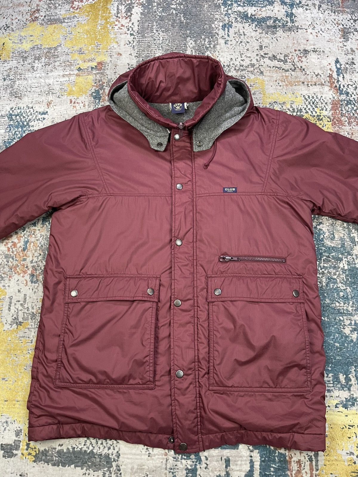 Adidas Vtg 80s Adidas Club Nylon Outdoor Parkas Size US M / EU 48-50 / 2 - 3 Thumbnail