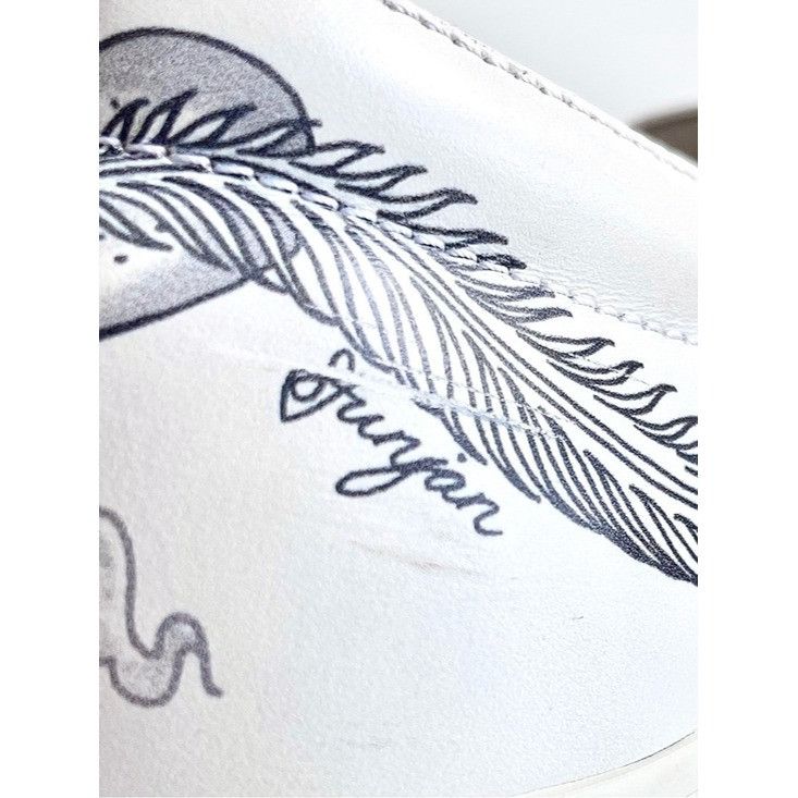 Tod's Tod’s Saira Hunjan Tattoo Dragon Slip-On Print Shoe Sneakers Size US 7 / IT 37 - 7 Thumbnail