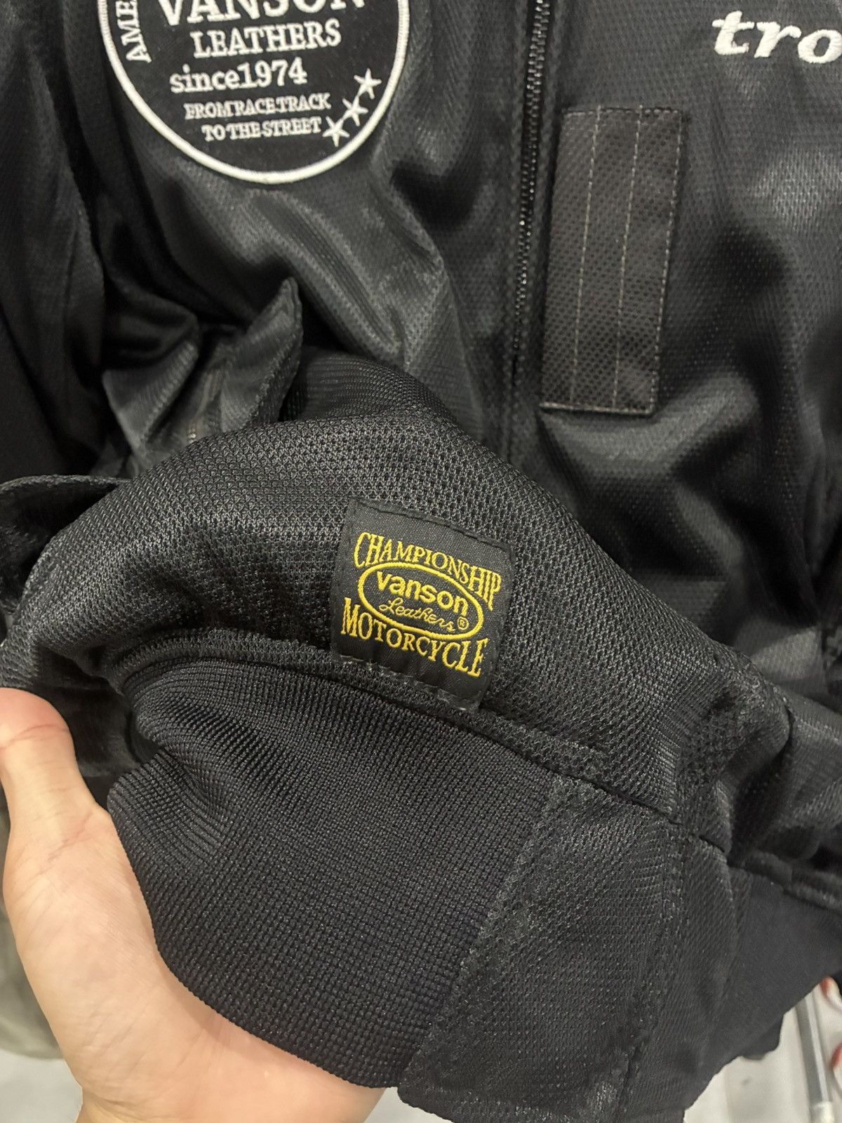Vanson Leathers Vanson Motorcycle Mesh MA-1 Jacket Size US L / EU 52-54 / 3 - 3 Thumbnail